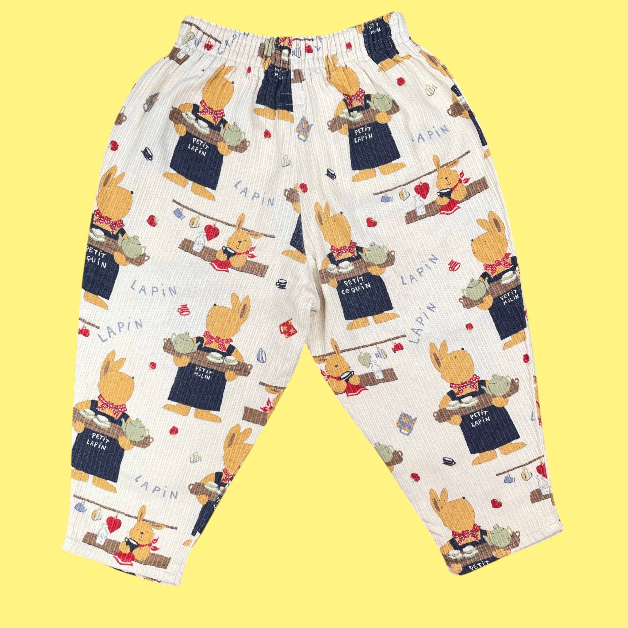 Pantalon lapins Catimini vintage 3 ans