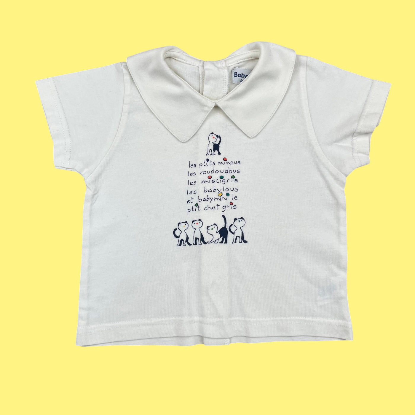 Ensemble Catimini chat vintage 3 mois