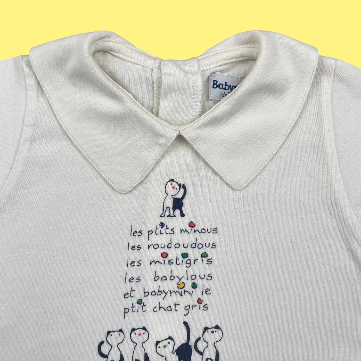 Ensemble Catimini chat vintage 3 mois