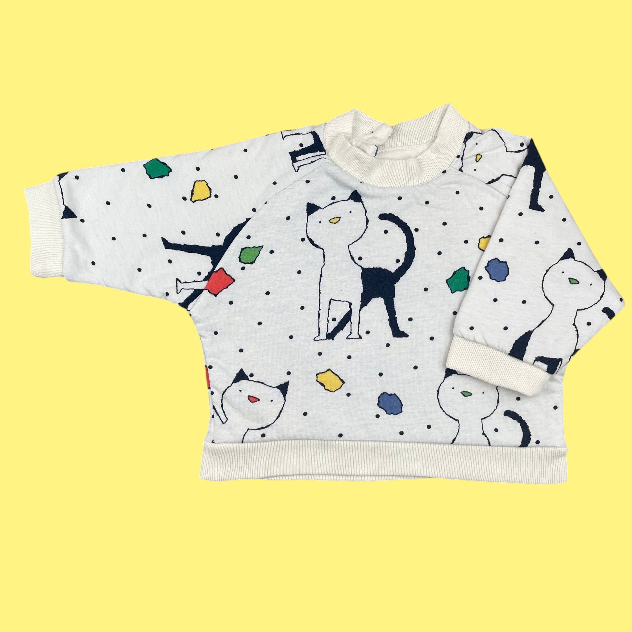 Ensemble Catimini chat vintage 3 mois