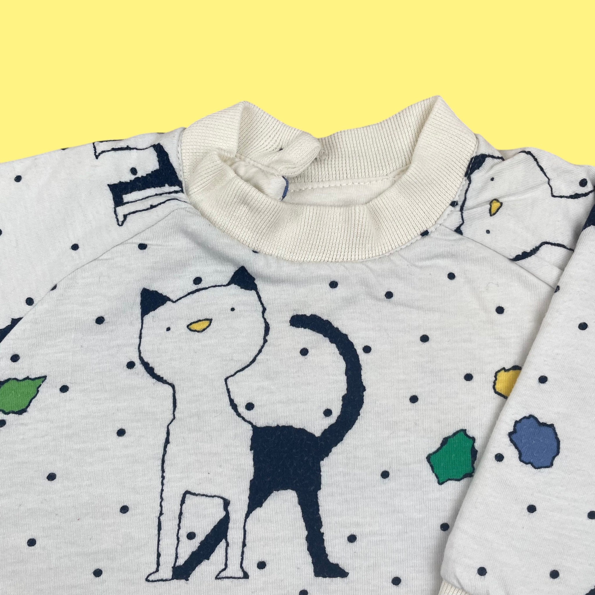 Ensemble Catimini chat vintage 3 mois