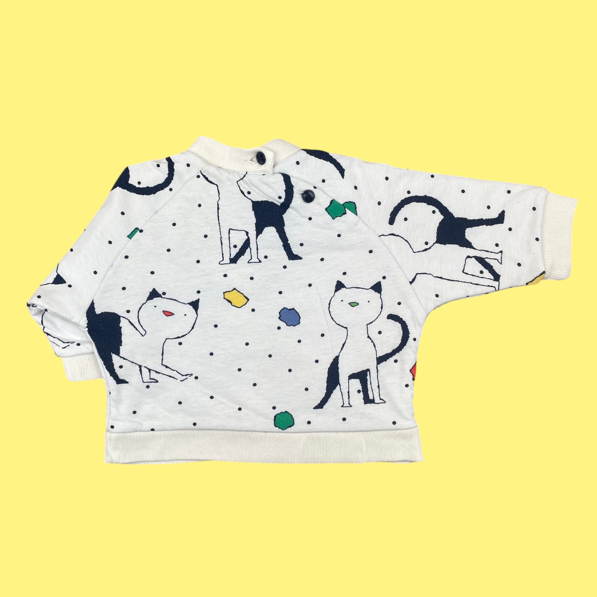 Ensemble Catimini chat vintage 3 mois