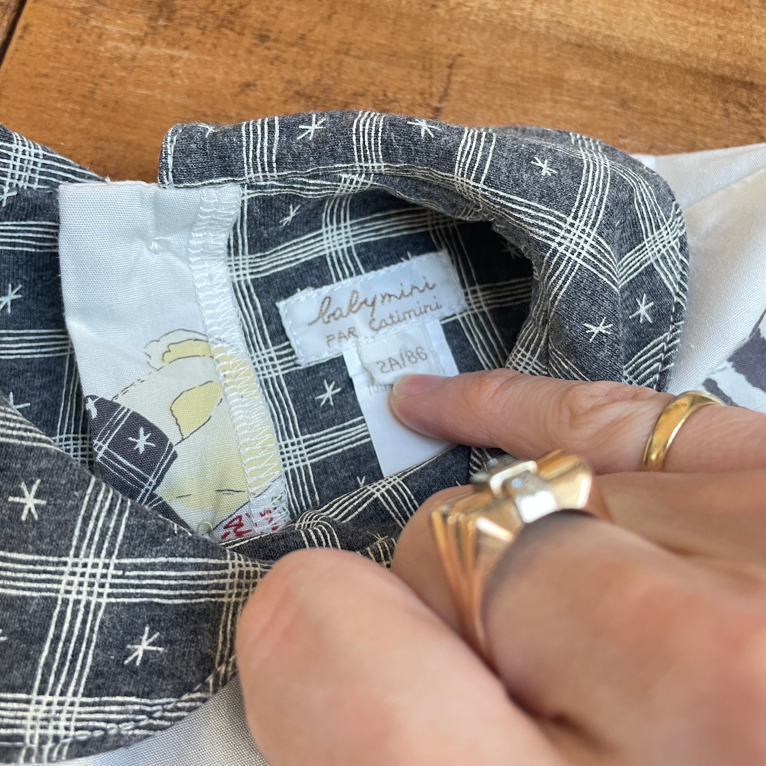 Robe vintage nounours Catimini 18 mois