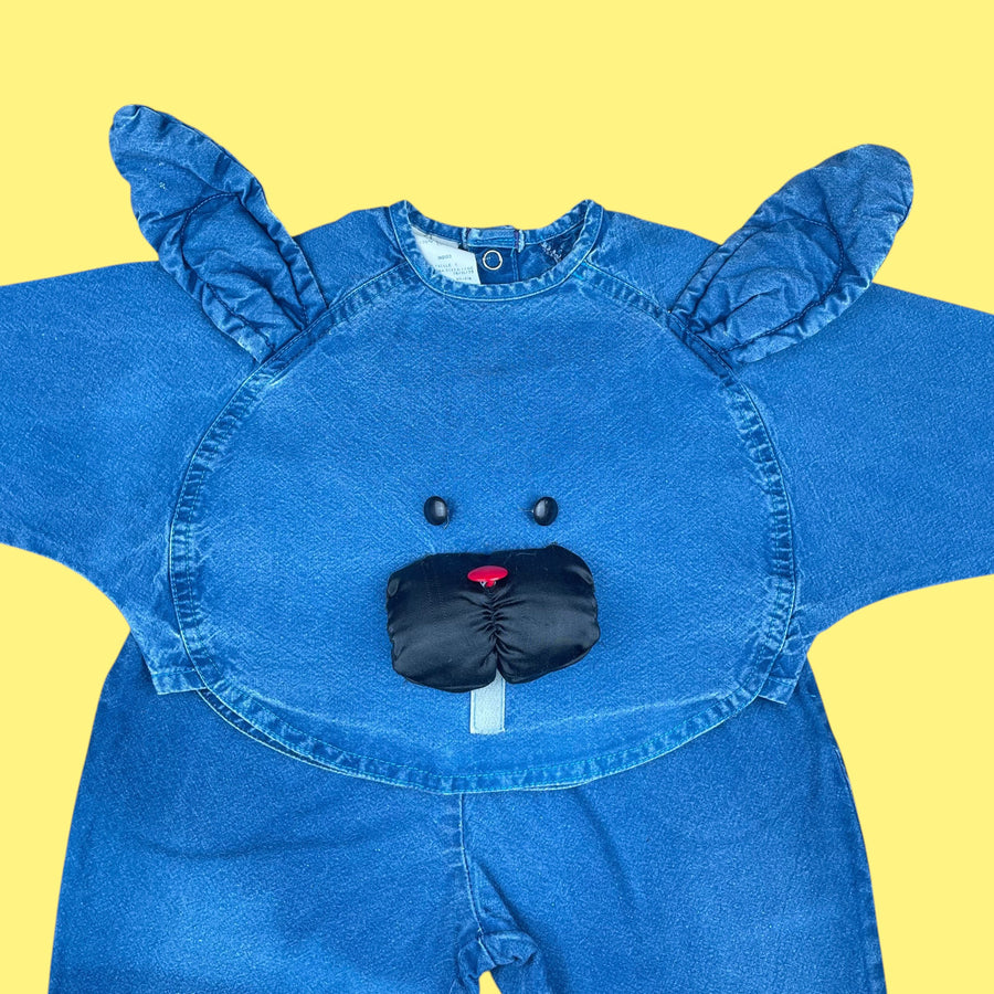 Ensemble jean lapin vintage 9 mois