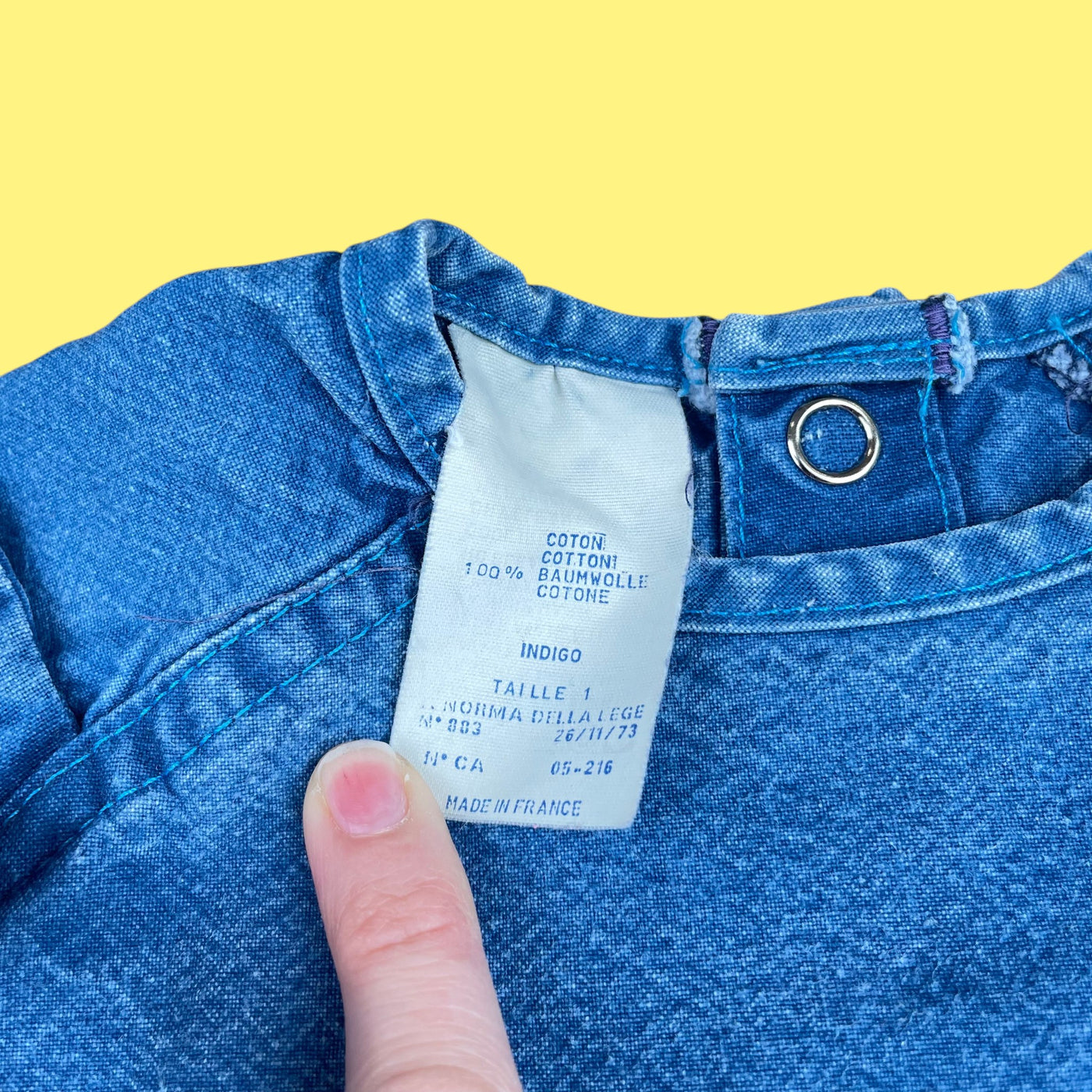 Ensemble jean lapin vintage 9 mois