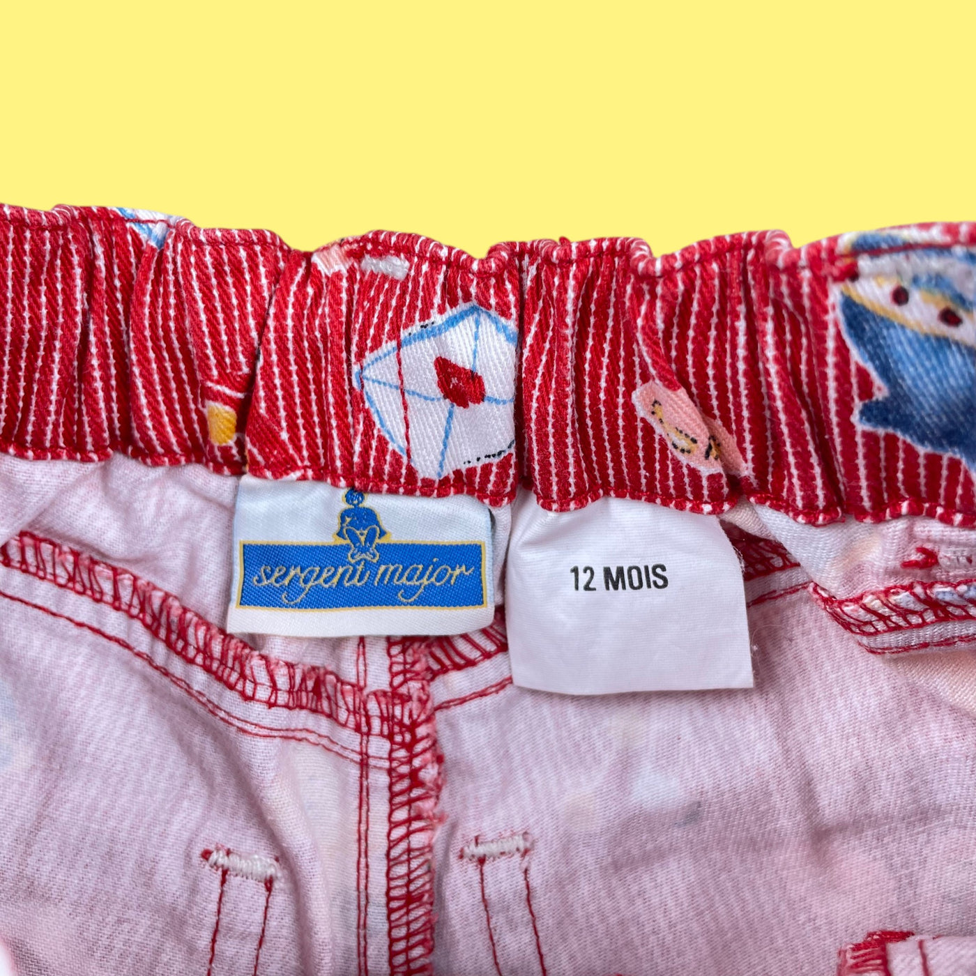 Pantalon vintage milleraies 12 mois