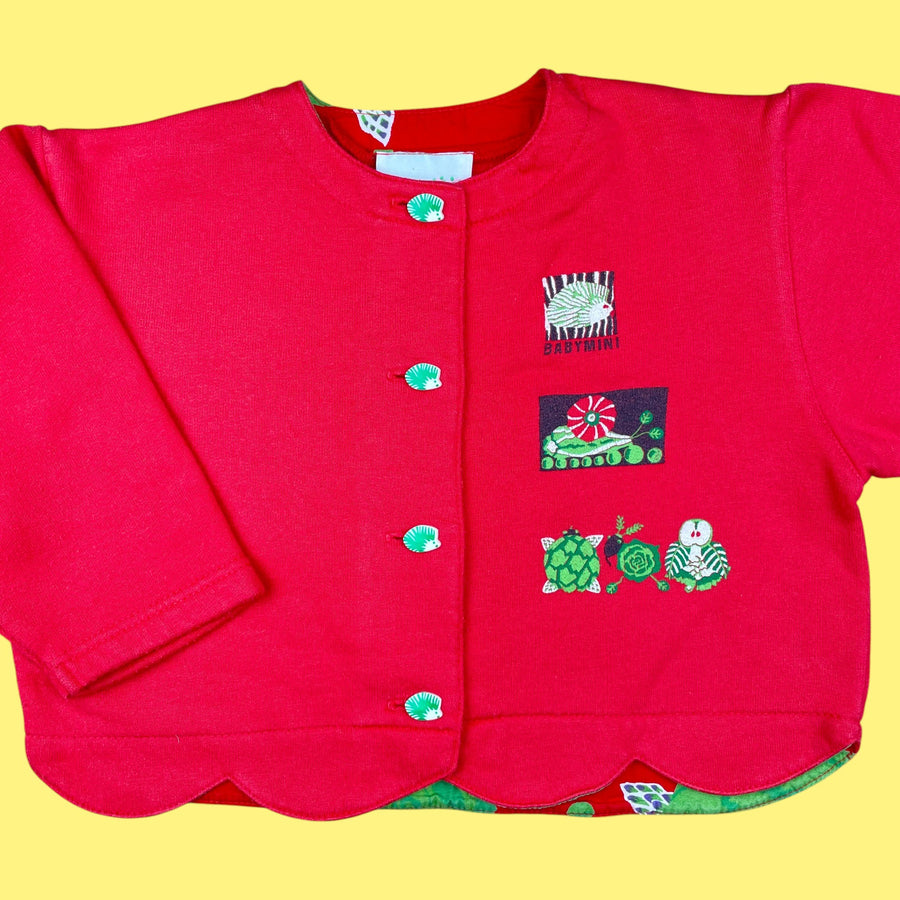 Gilet hérisson 🥬 vintage 18 mois