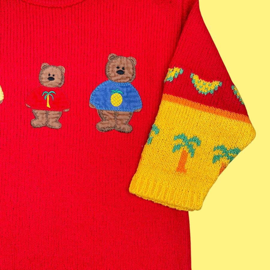 Pull ours vintage 3 ans