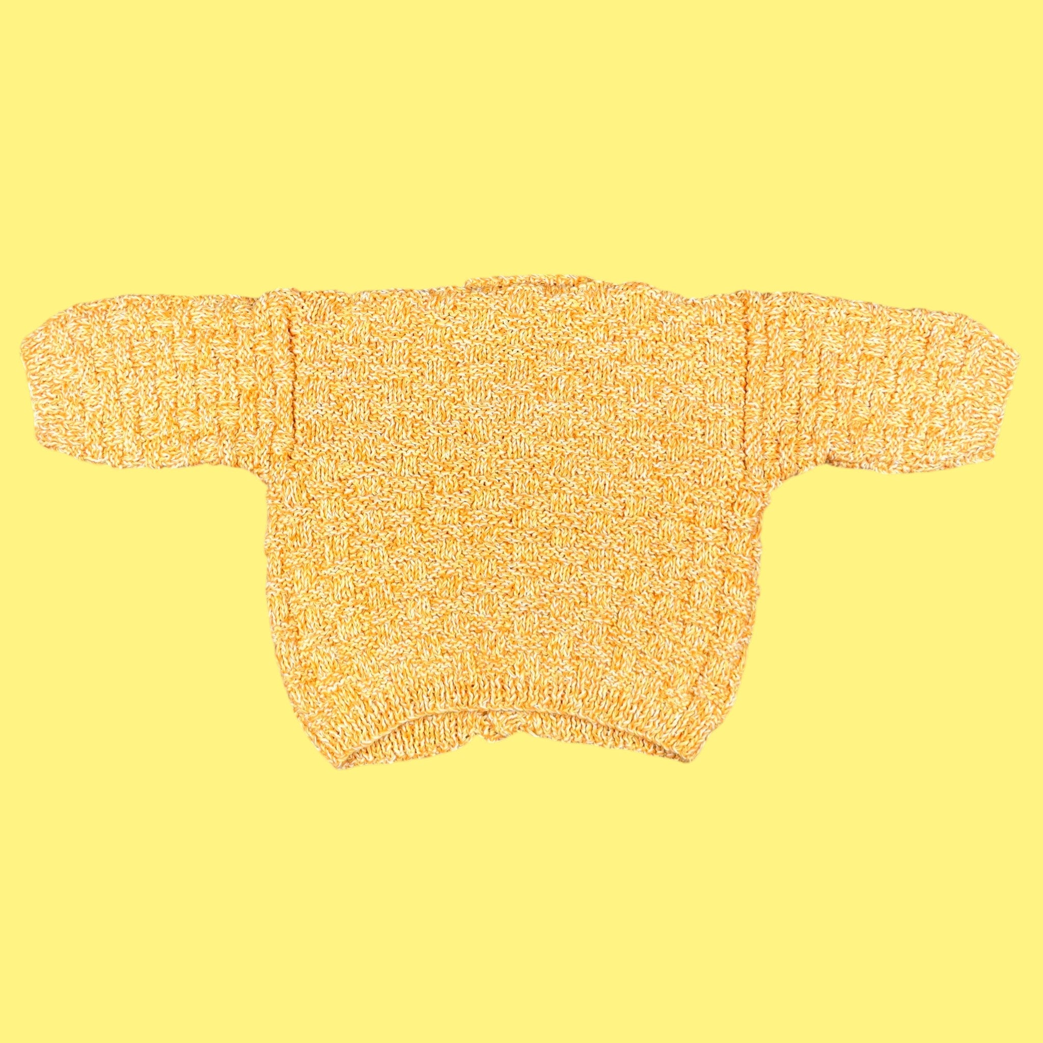 Gilet fait main coton 3 et 6 mois