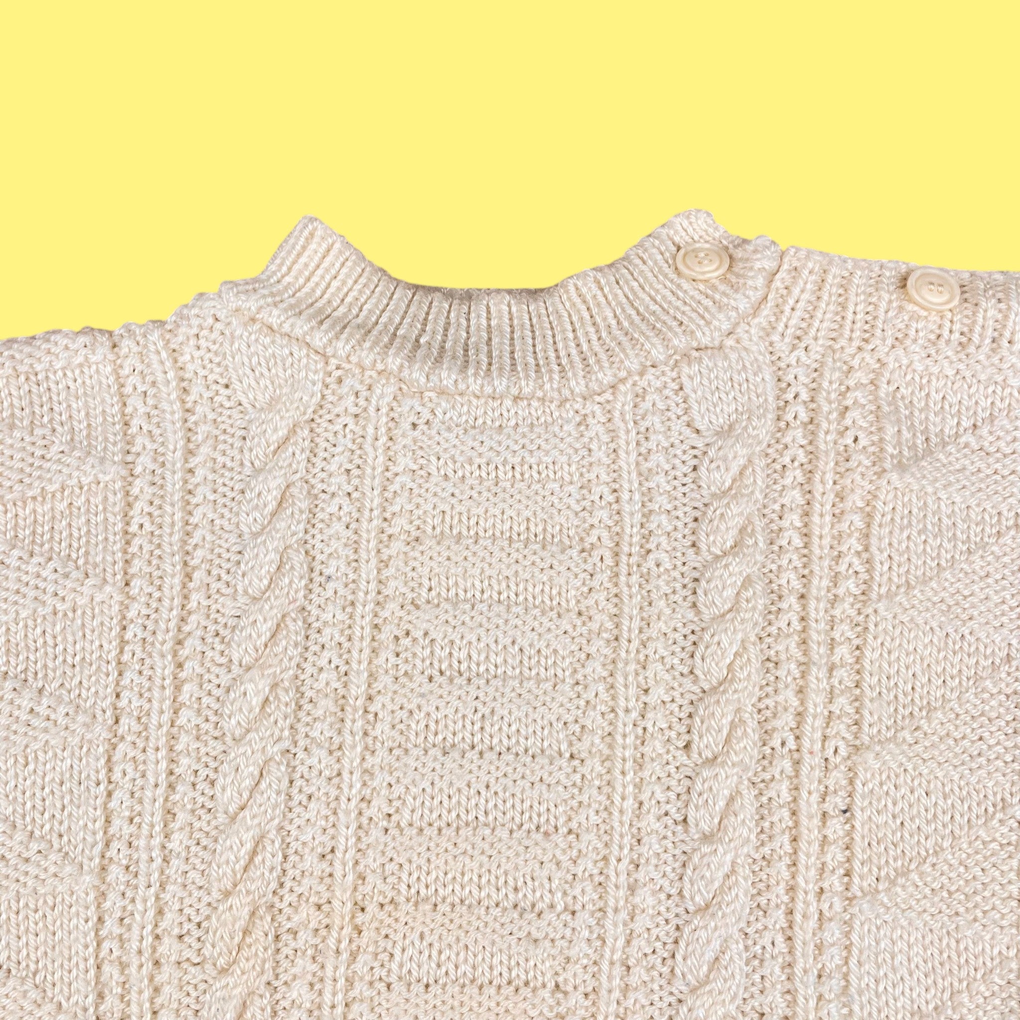 Pull fait main coton 5 ans