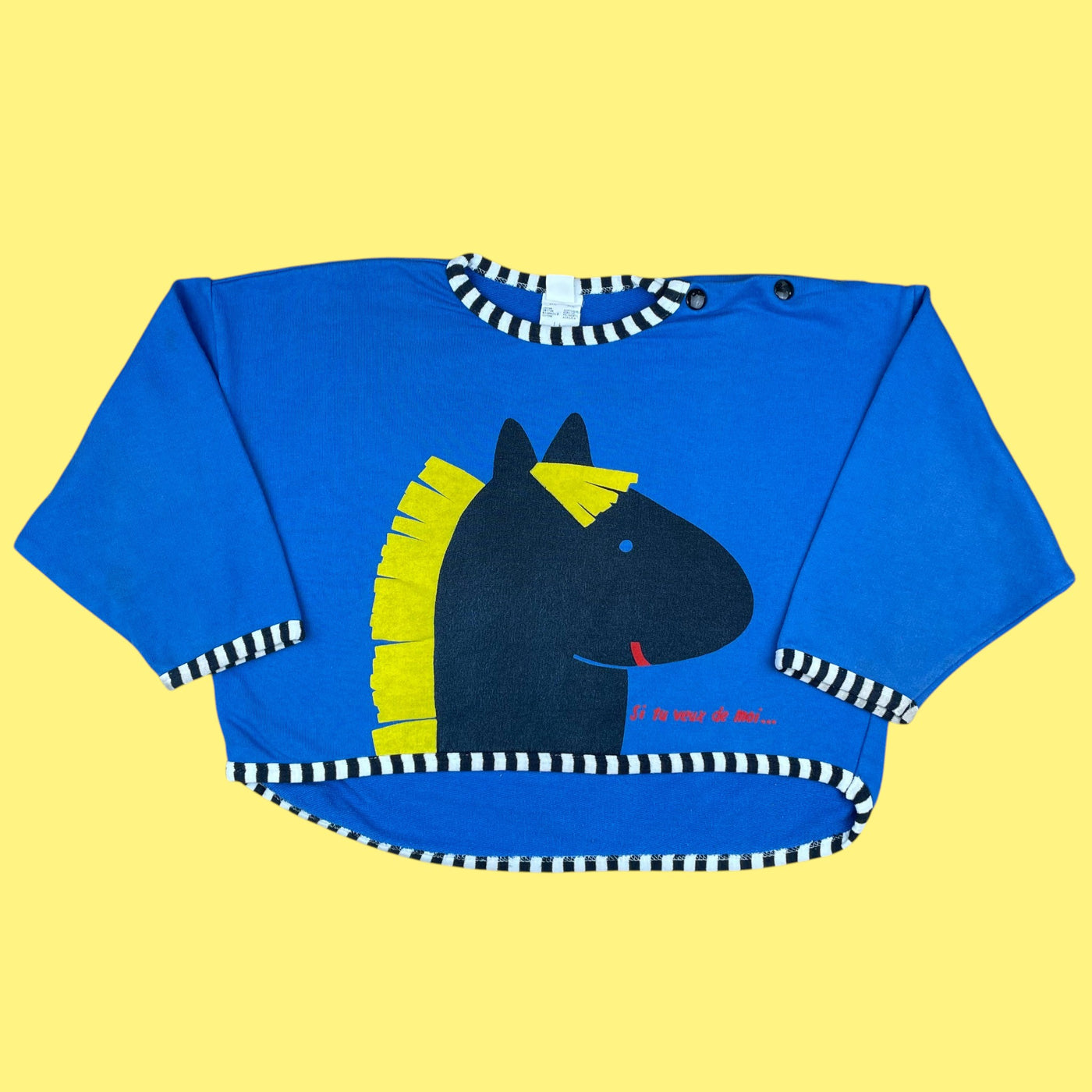 Sweat vintage 80's 7 ans