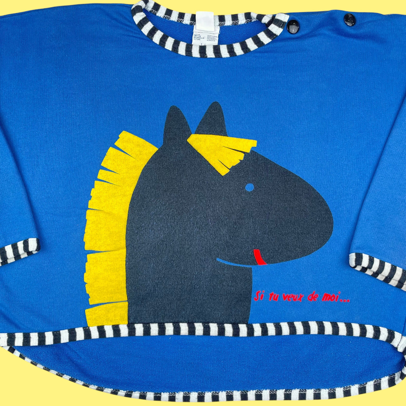 Sweat vintage 80's 7 ans