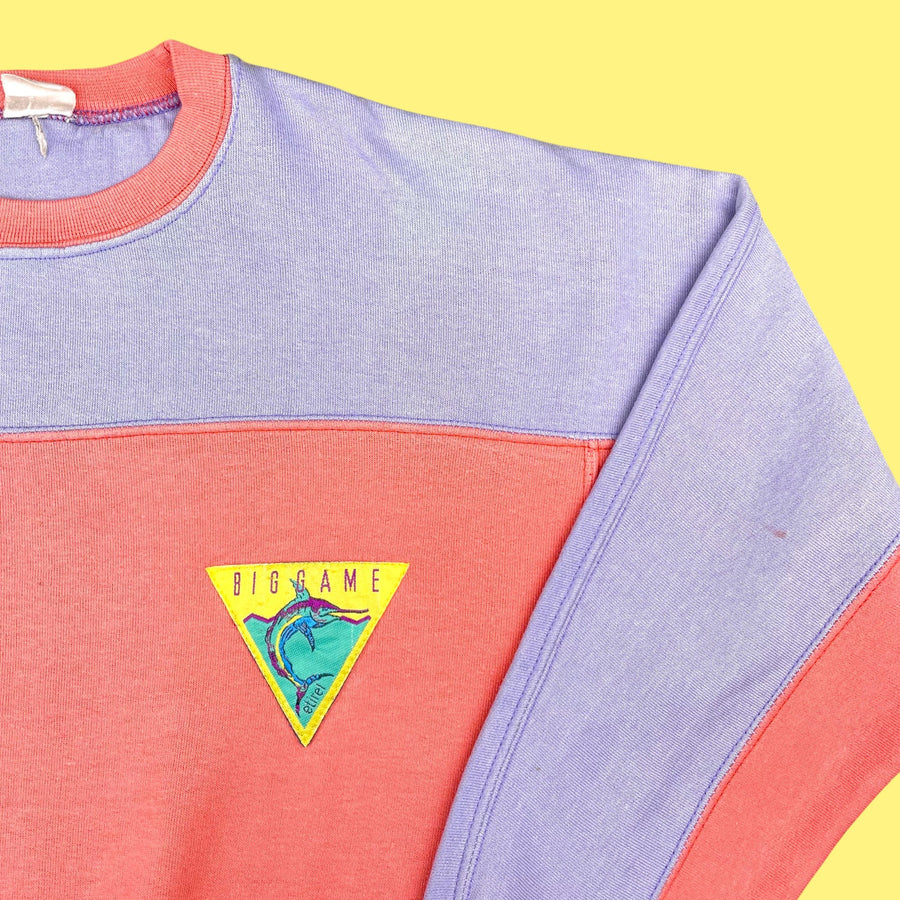 Sweat vintage bicolore 12 ans