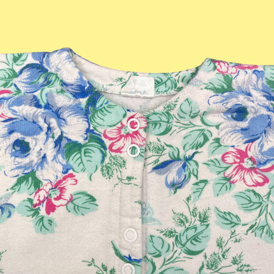 Gilet fleurs 6-9 mois