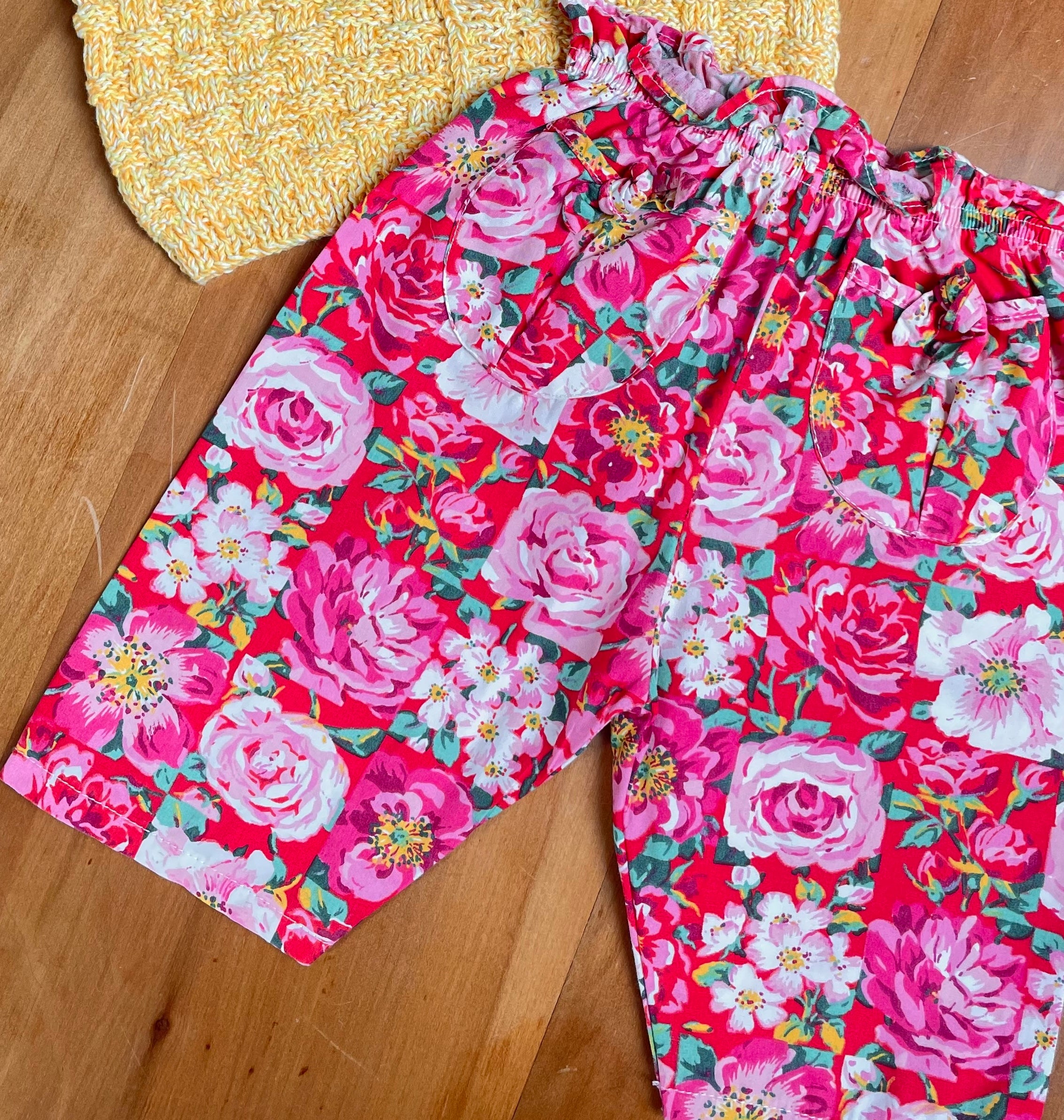 Pantalon fleuri 1 mois