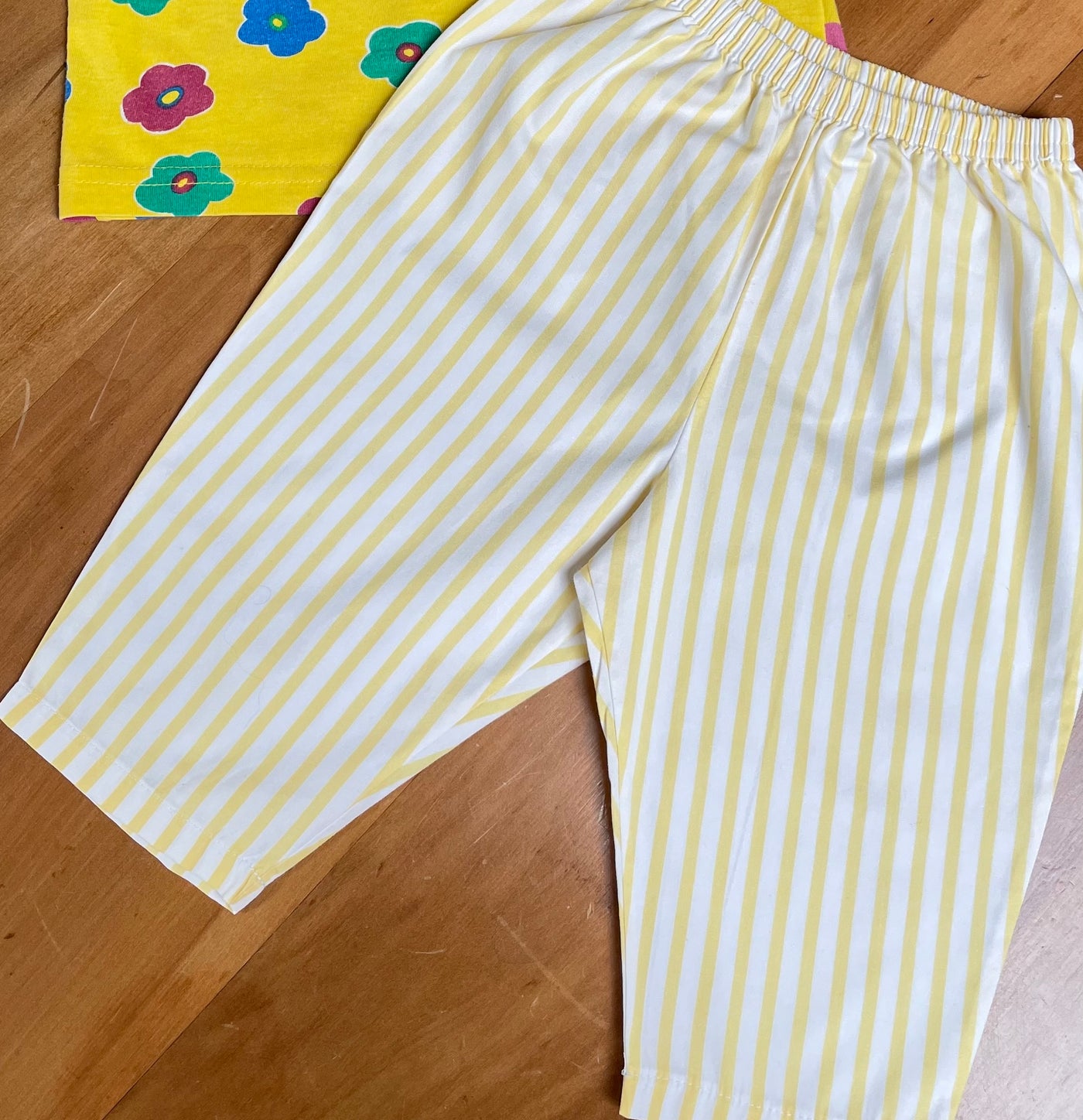 Pantalon vintage rayures 9 mois