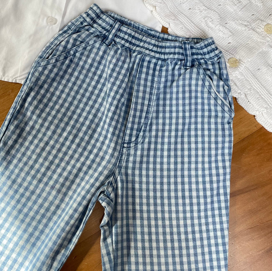 Pantalon vichy vintage 3 ans