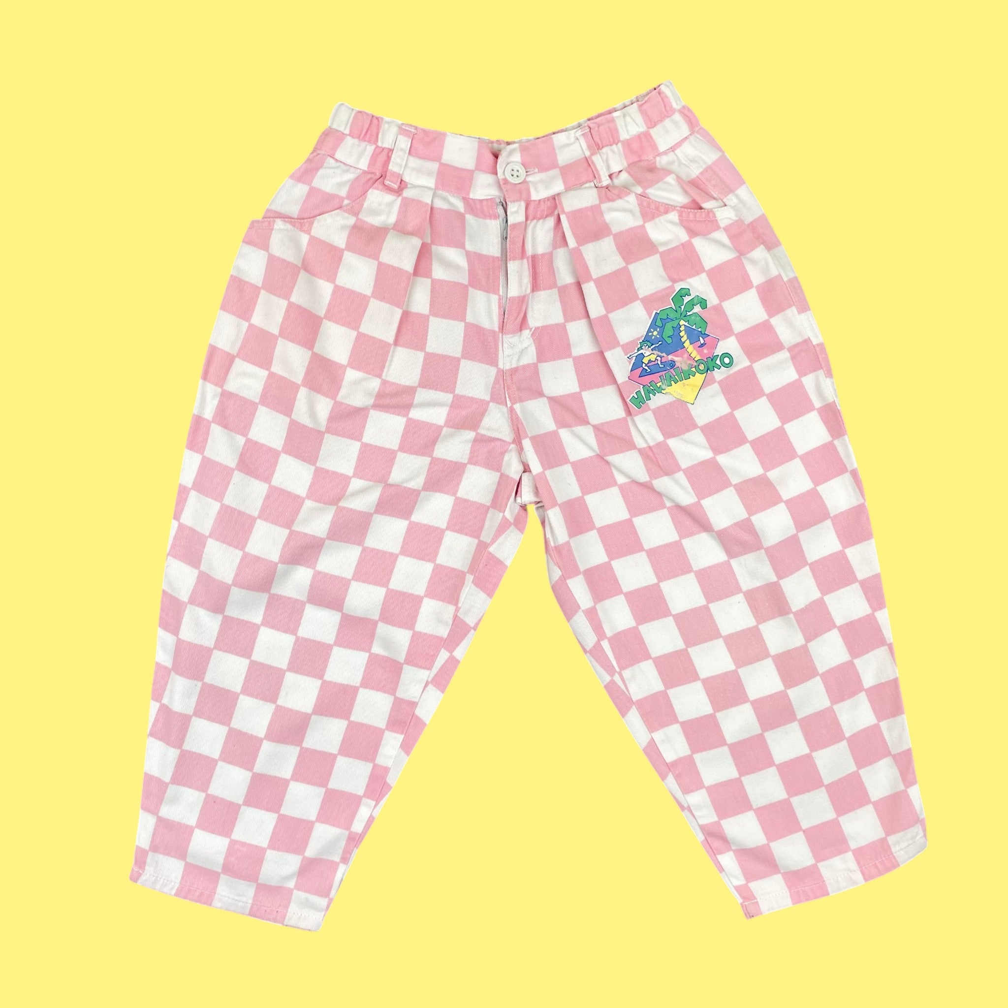 Pantalon vintage damier 3 ans