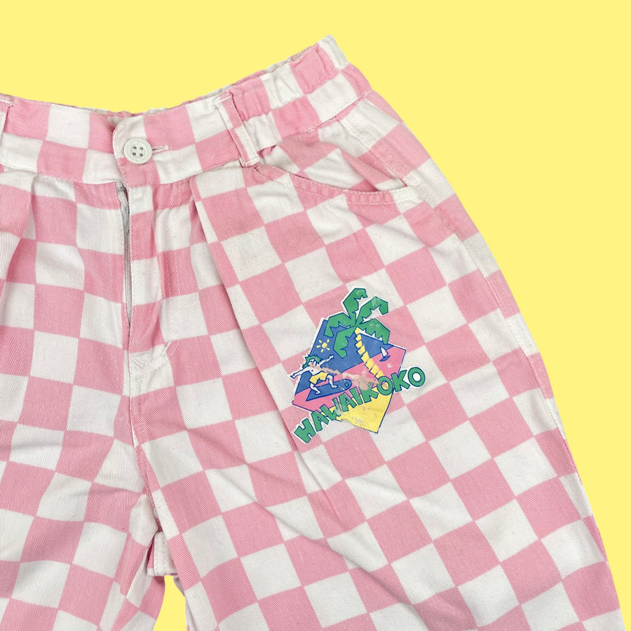 Pantalon vintage damier 3 ans