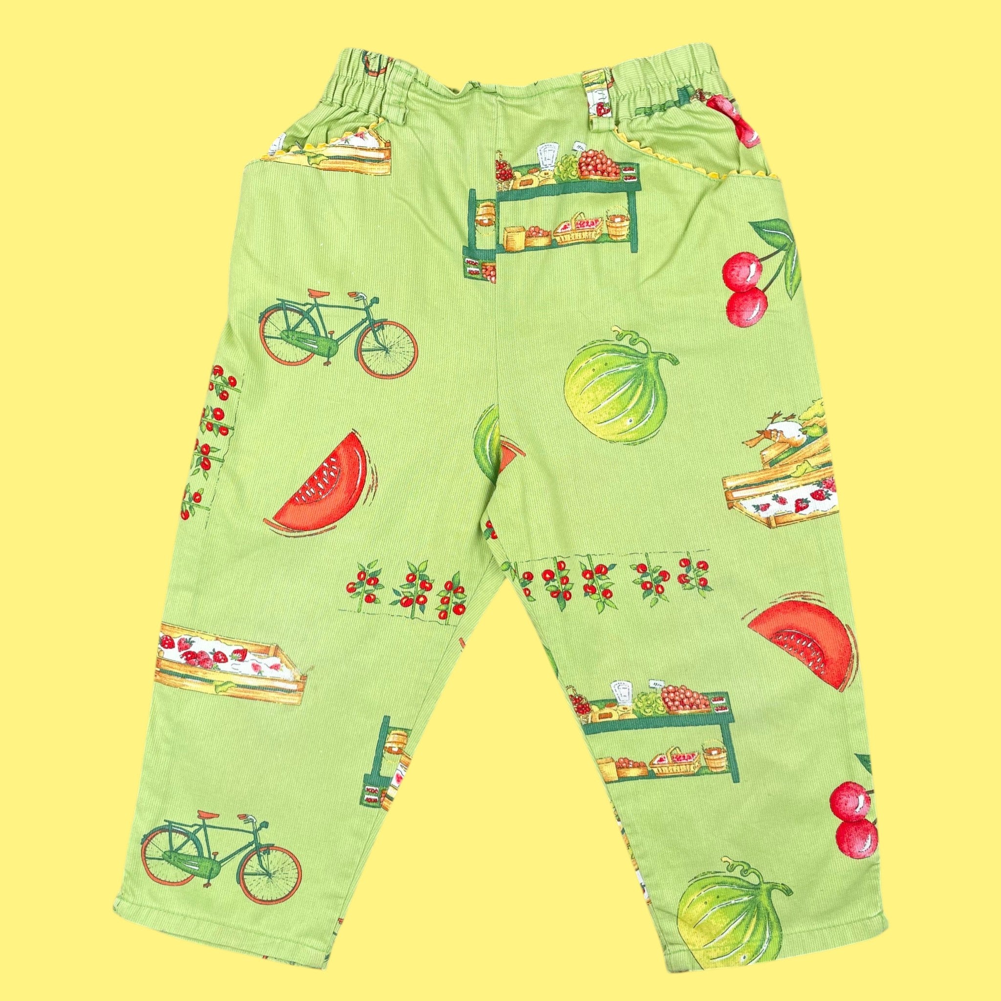 Pantacourt Sergent Major jardin vintage 4 ans