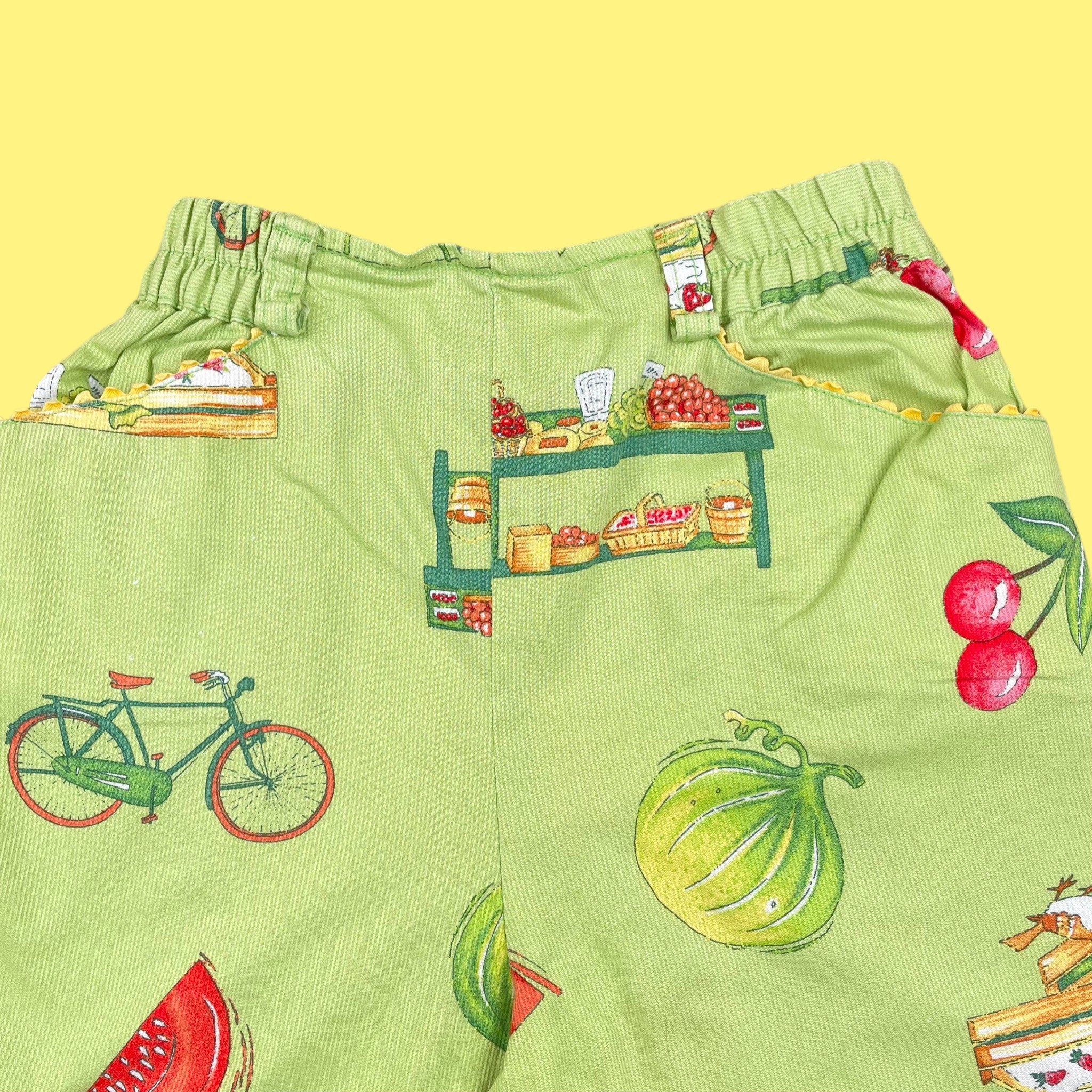 Pantacourt Sergent Major jardin vintage 4 ans