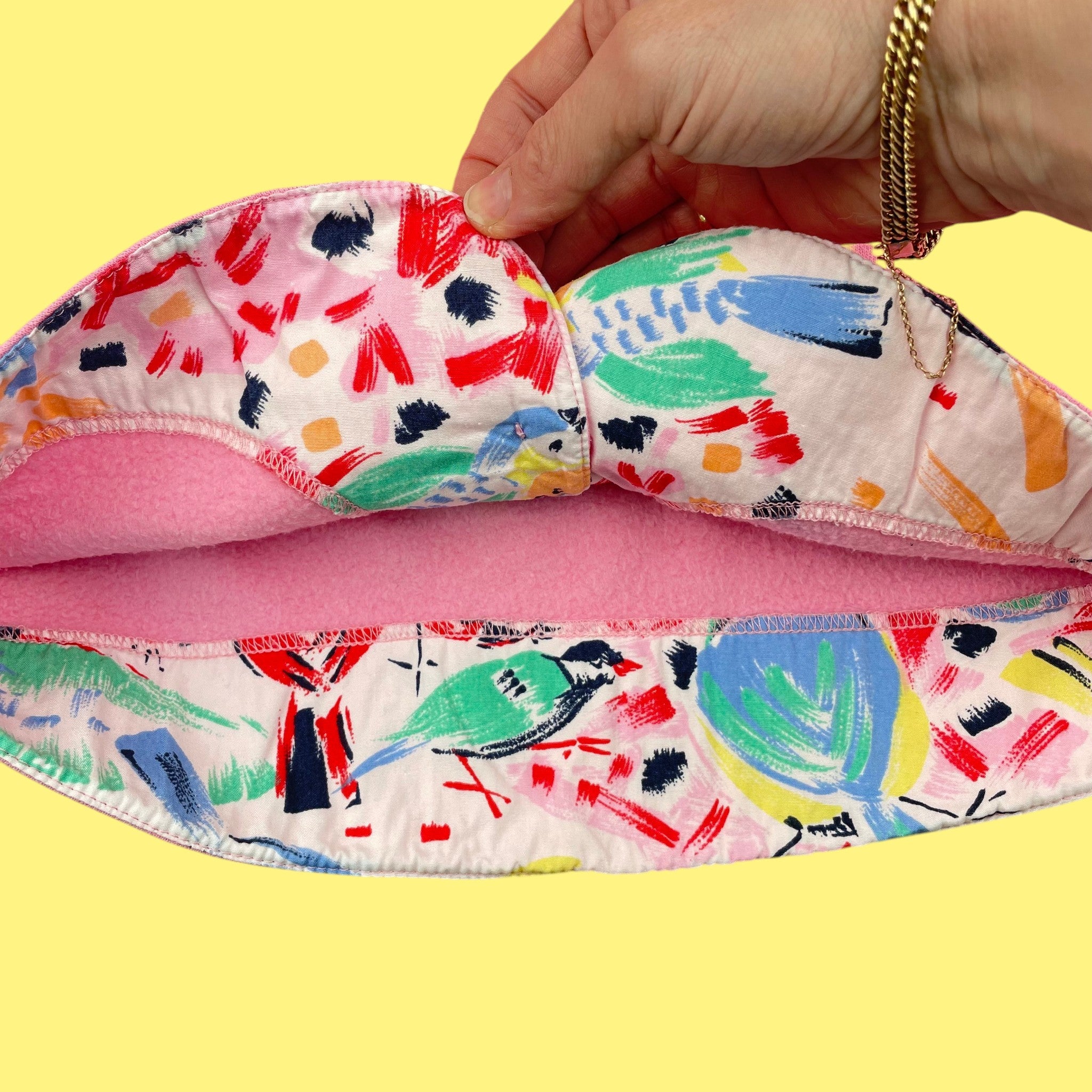 Gilet vintage oiseaux 5 ans