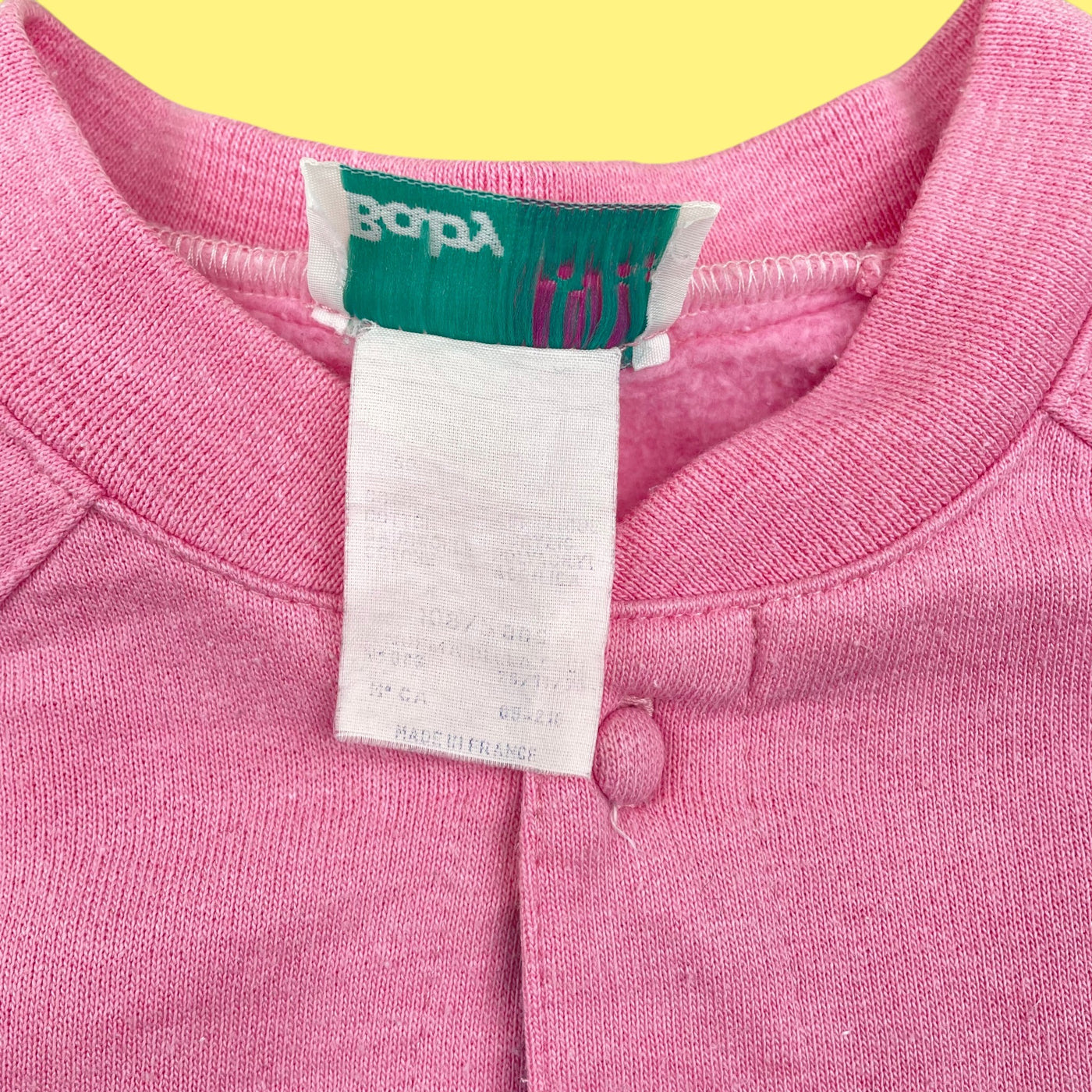 Gilet vintage oiseaux 5 ans