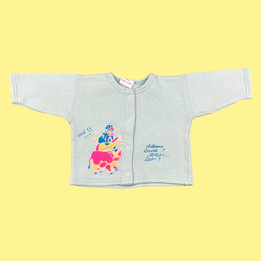 Gilet pastel 3 mois