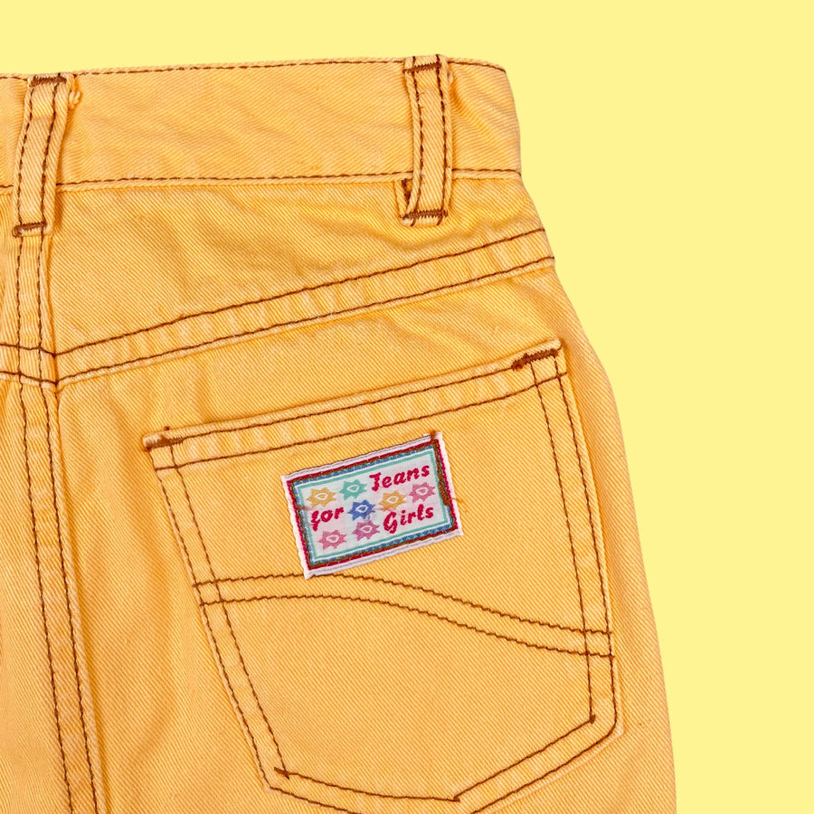 Jupe jaune vintage 7 ans