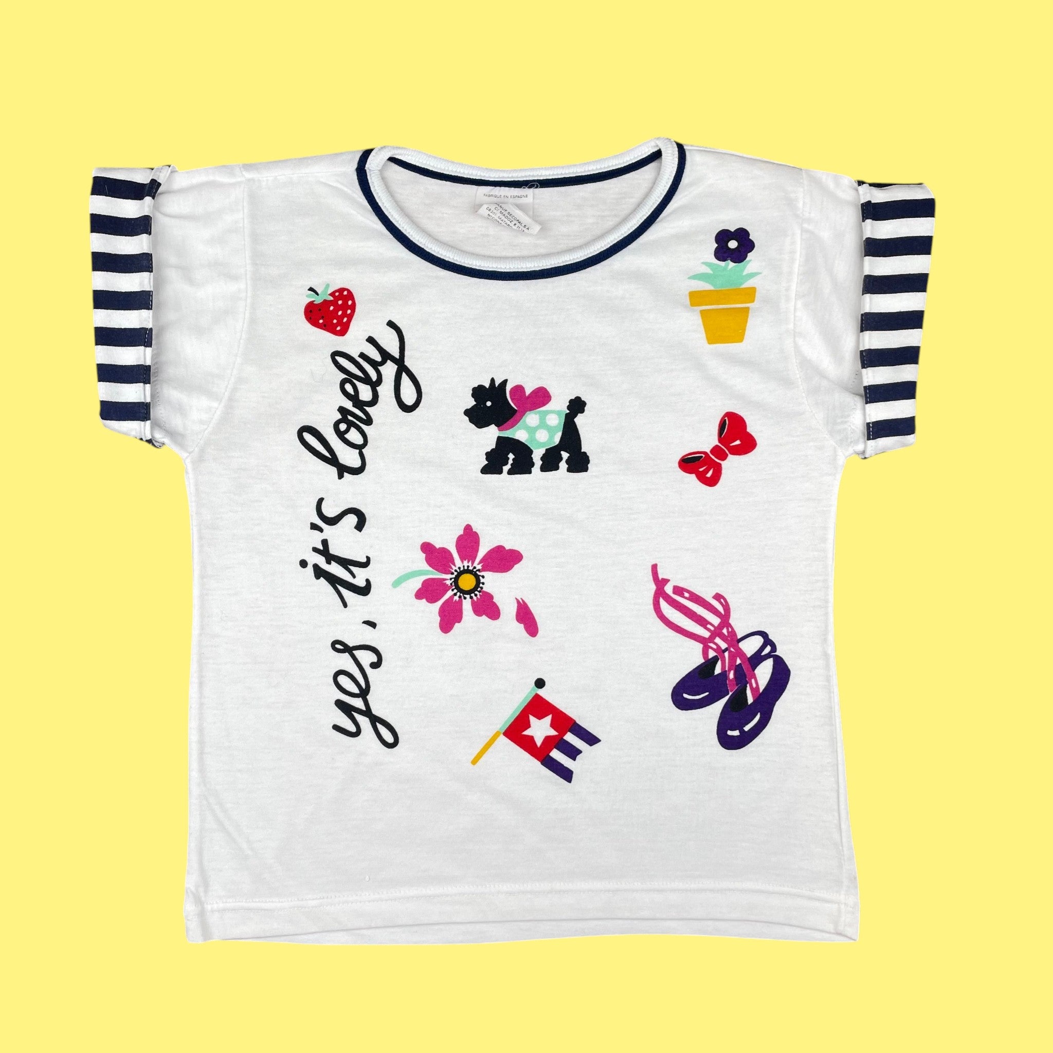 T-shirt vintage neuf 5 ans 6 ans