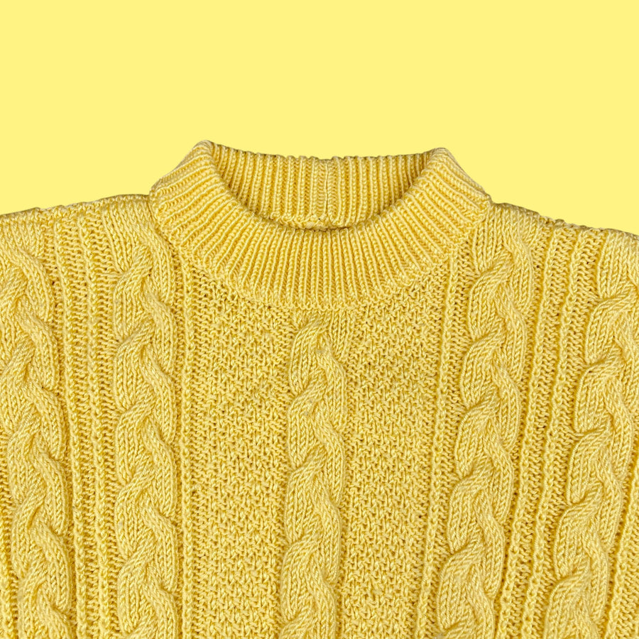 Pull torsades vintage 7 ans