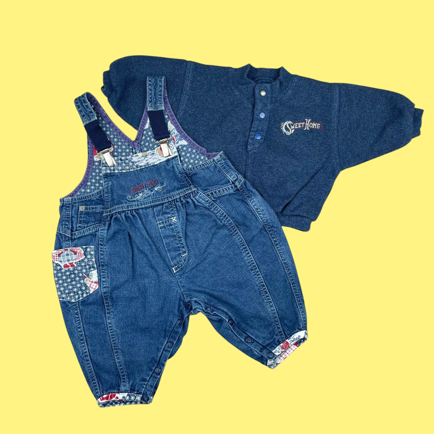 Ensemble vintage 90's 3 mois