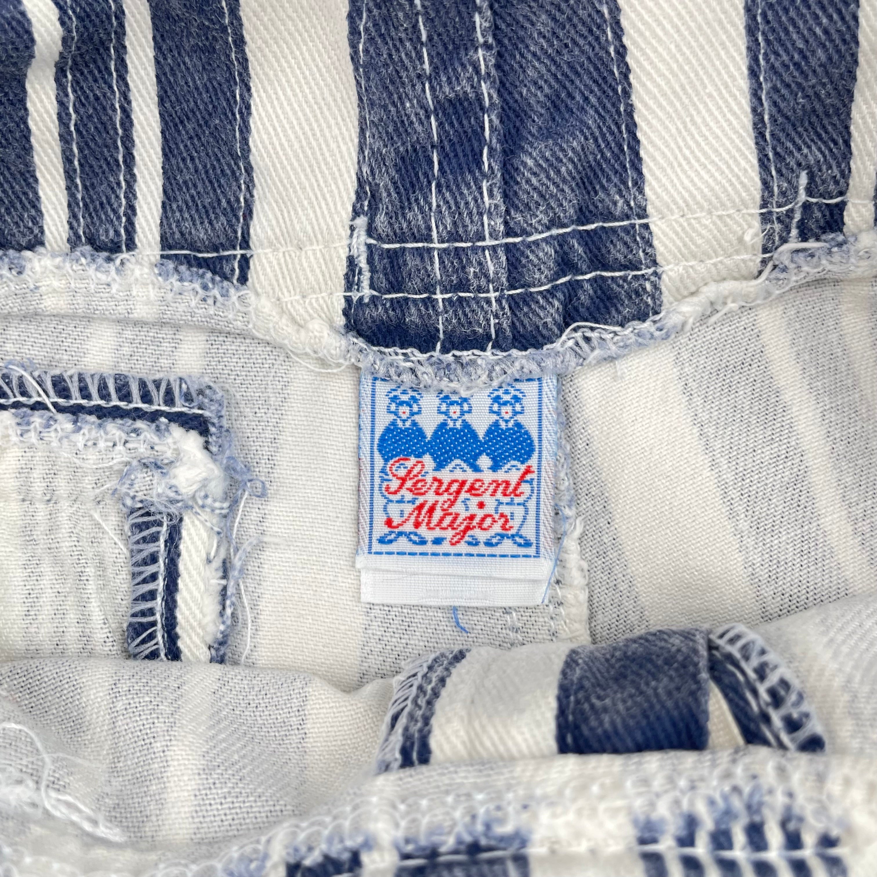 Salopette vintage rayures 2 ans