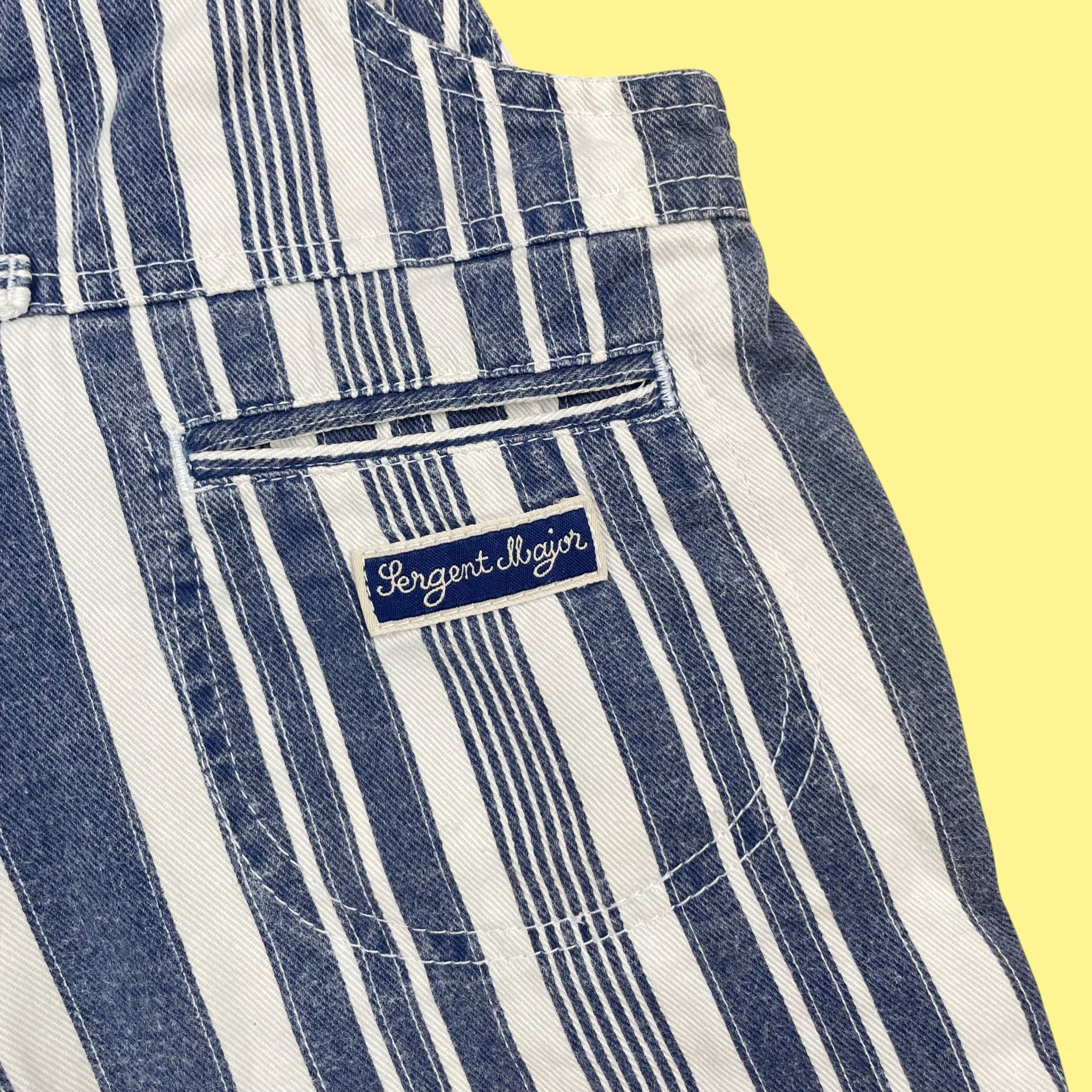 Salopette vintage rayures 2 ans