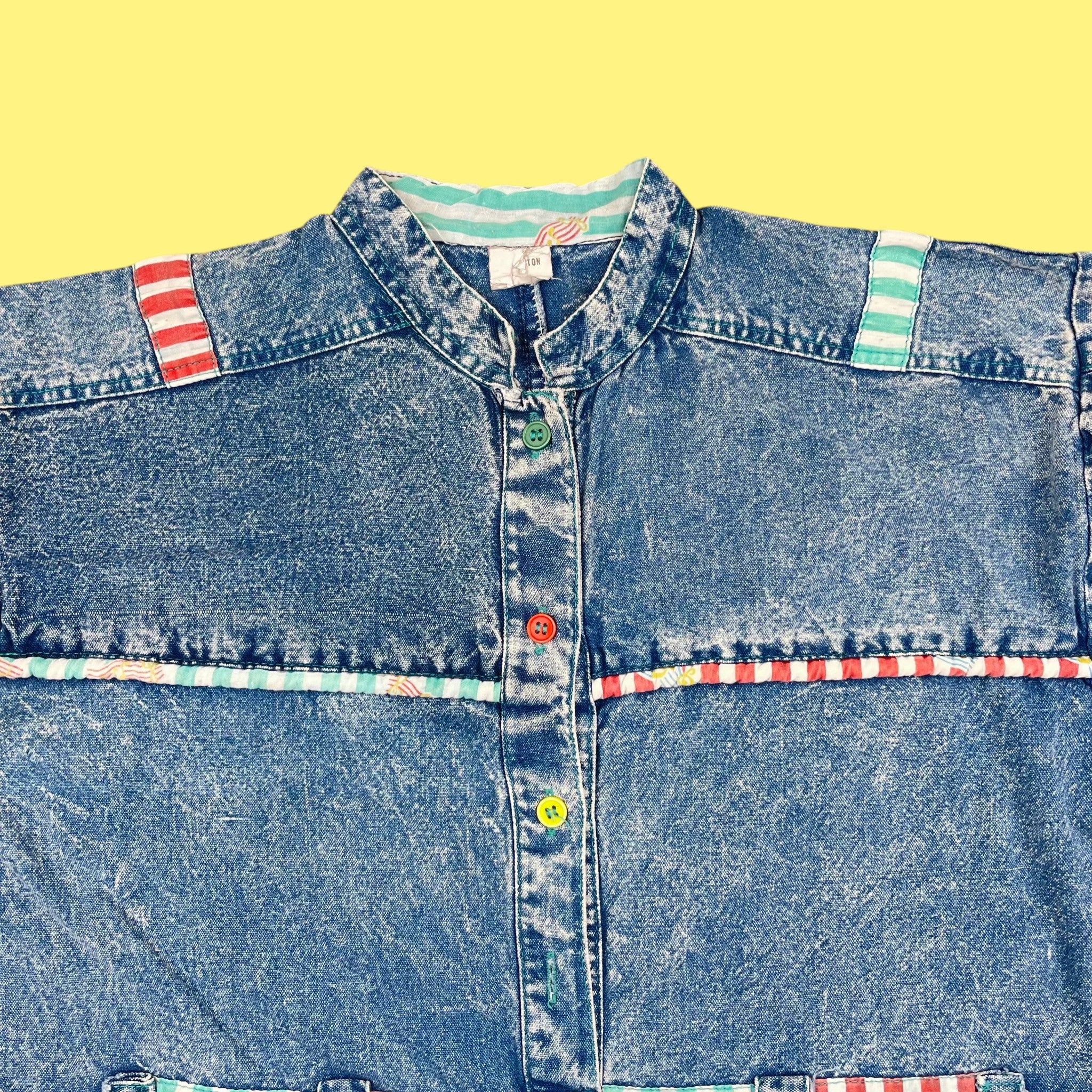 Combinaison acid jean vintage 2 ans