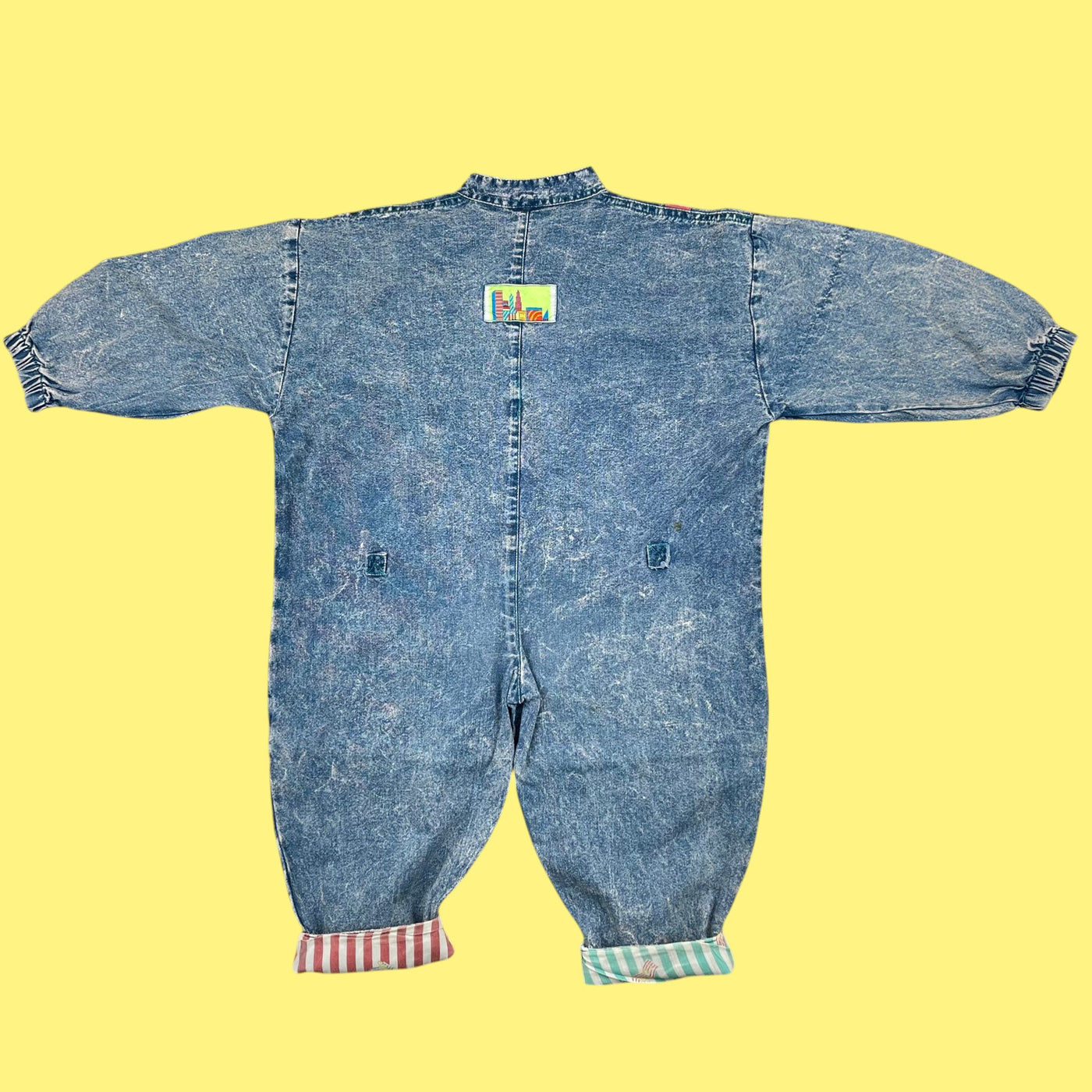 Combinaison acid jean vintage 2 ans