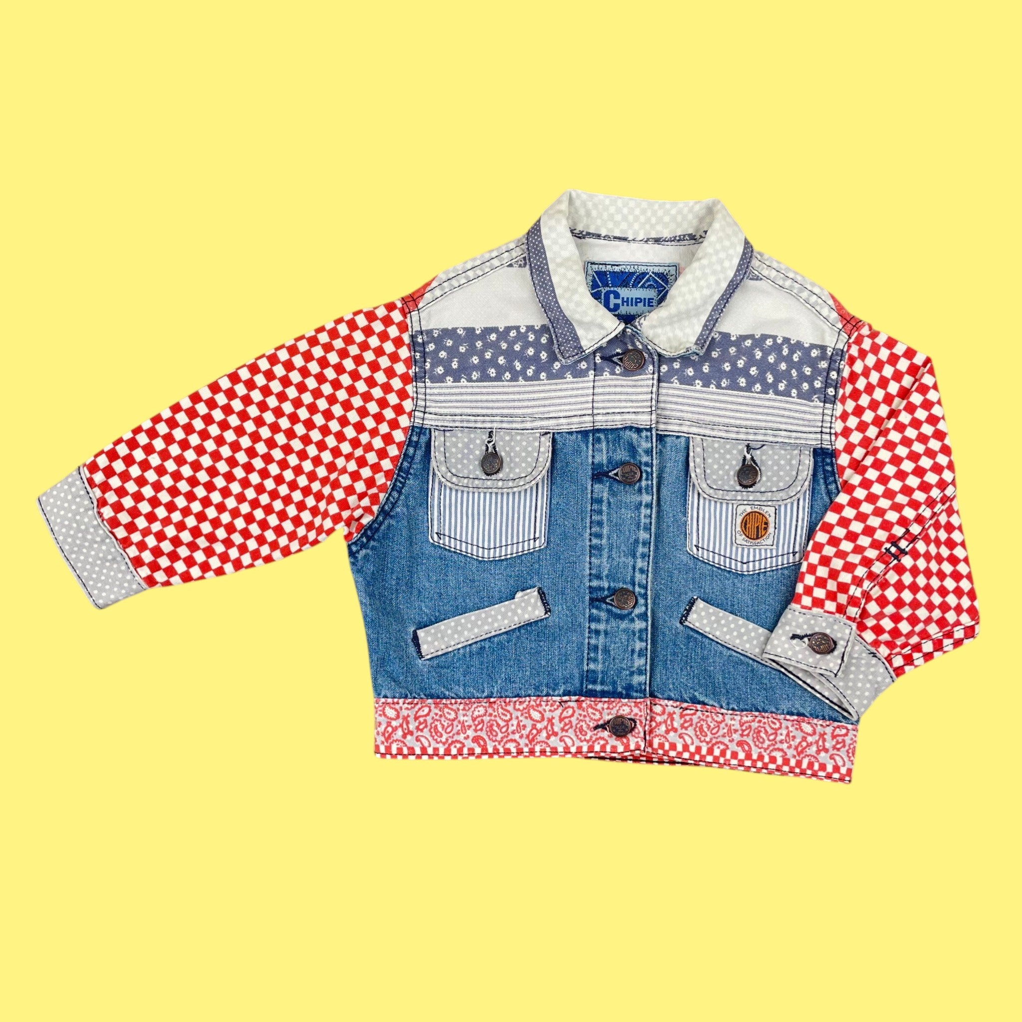 Veste en jean Chipie vintage 12 mois