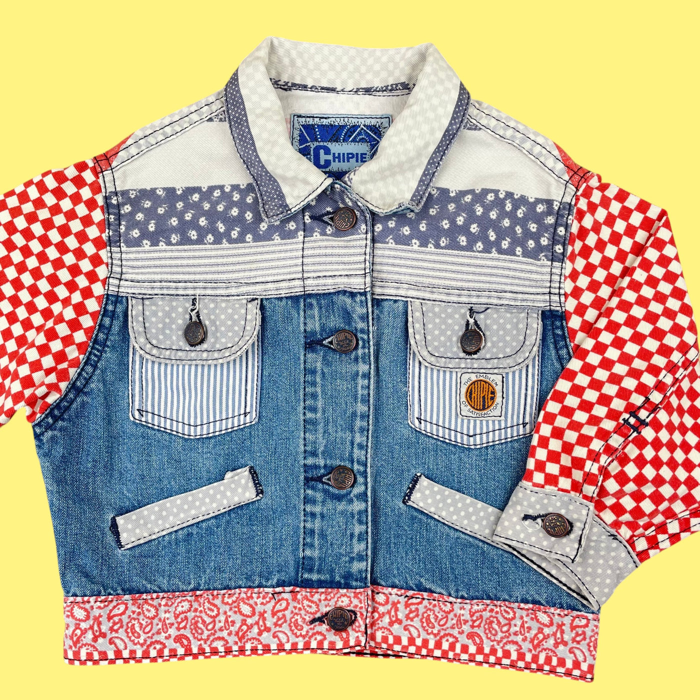 Veste en jean Chipie vintage 12 mois