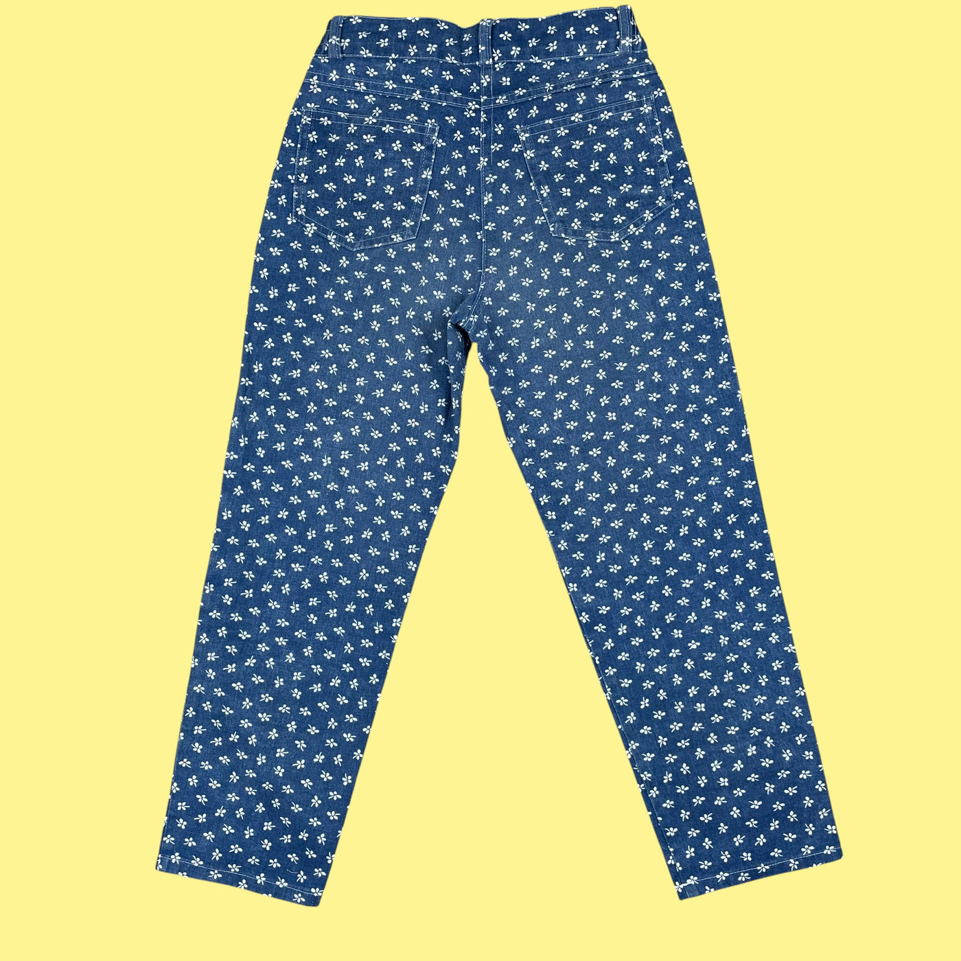 Pantalon vintage fleurettes 7-8 ans