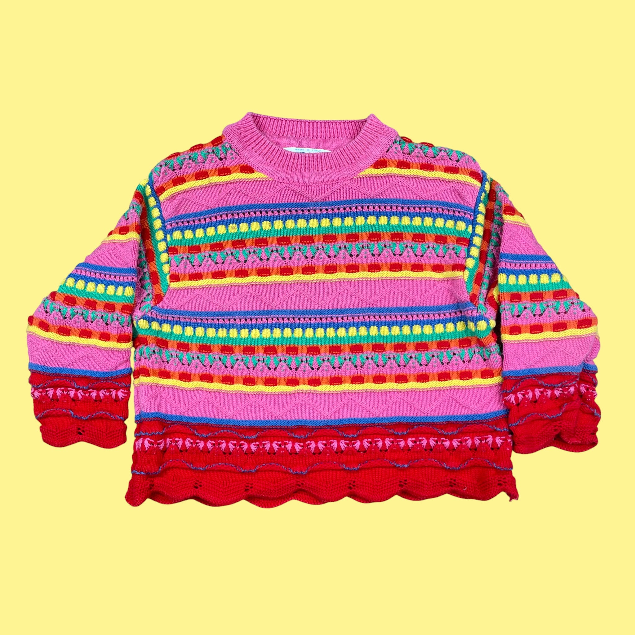 Pull vintage Benetton 18-24 mois