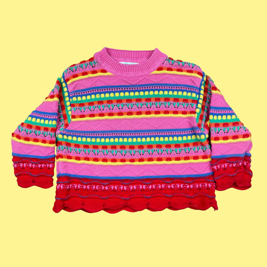 Pull vintage Benetton 18-24 mois