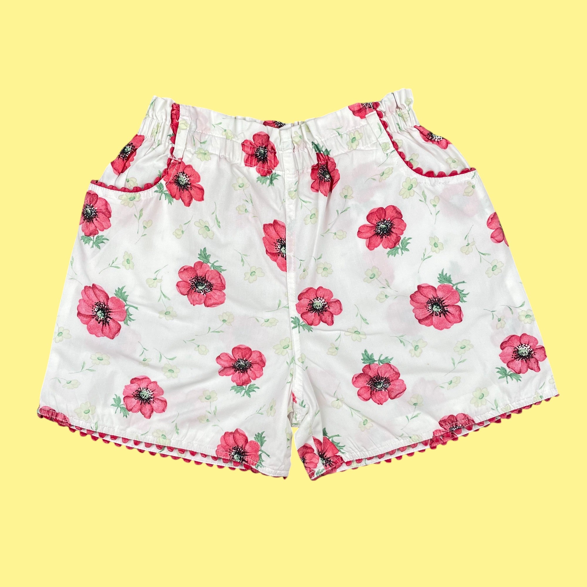 Short coquelicot 6 ans