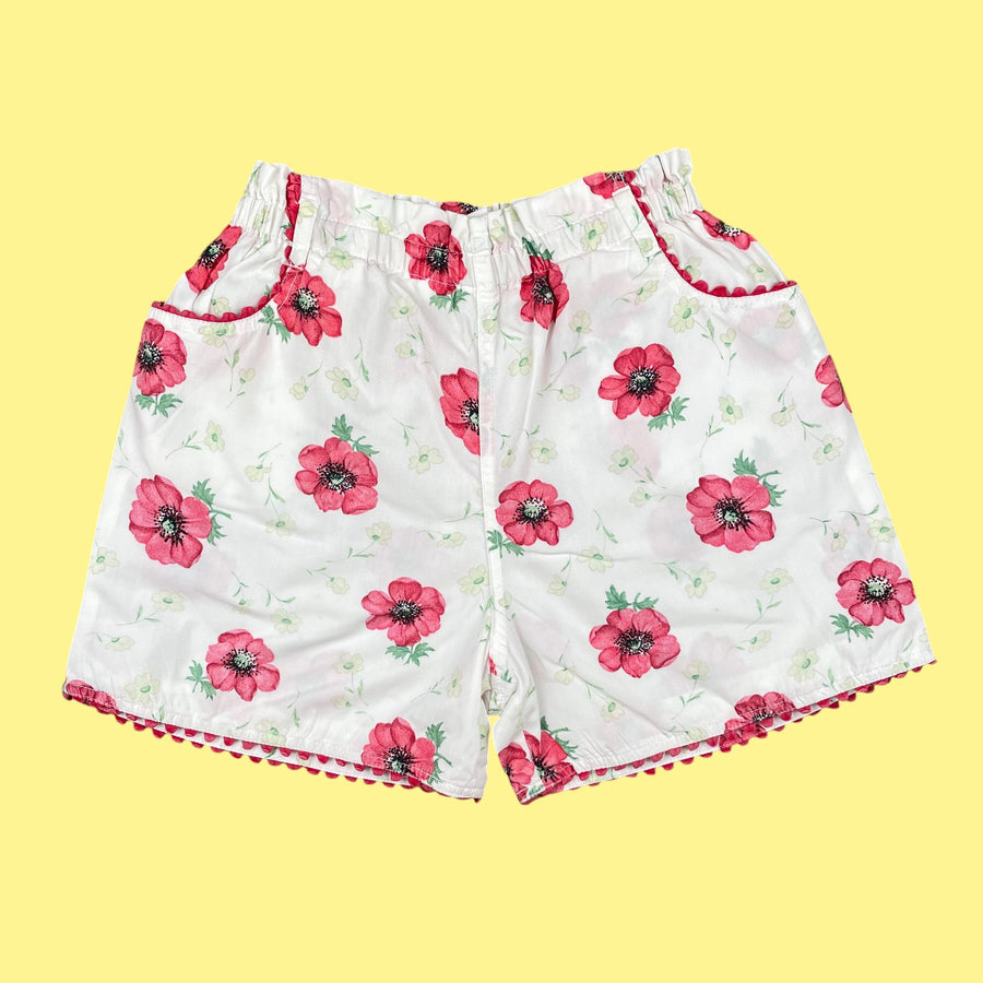Short coquelicot 6 ans