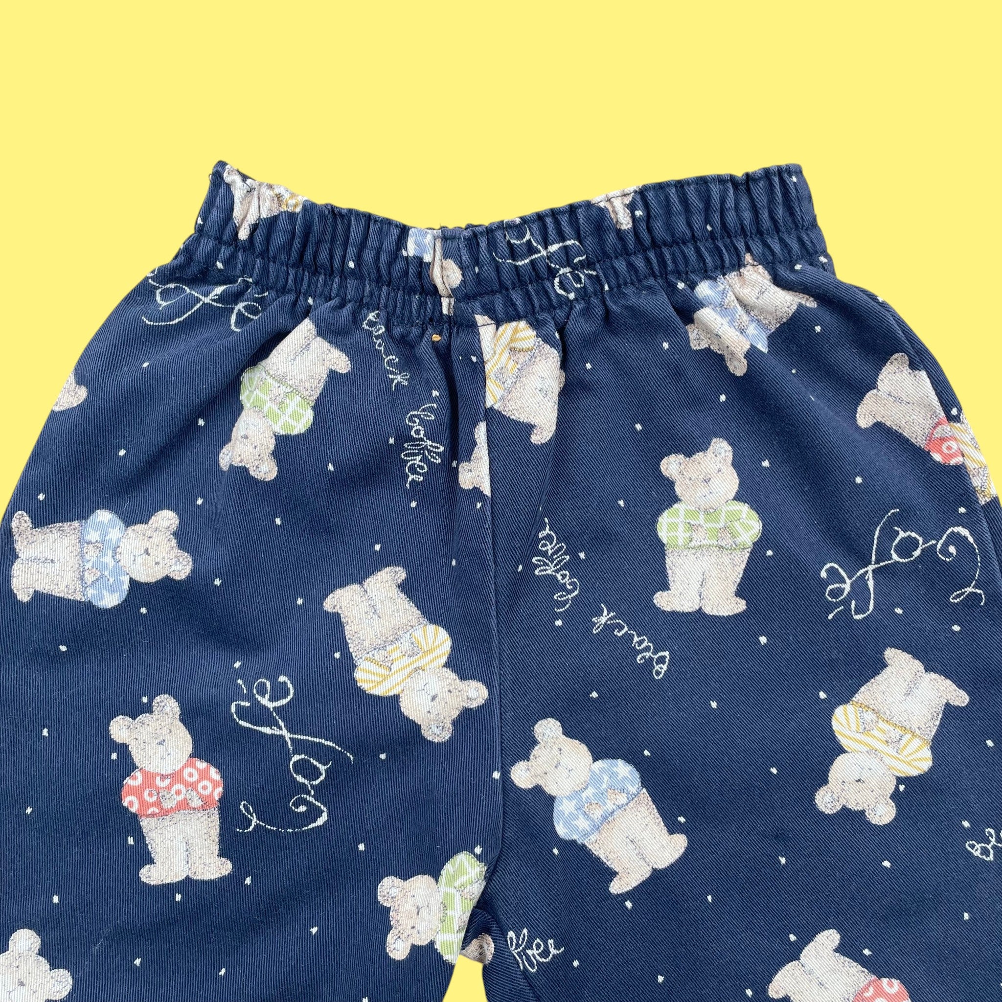 Pantalon oursons vintage Catimini 2 ans