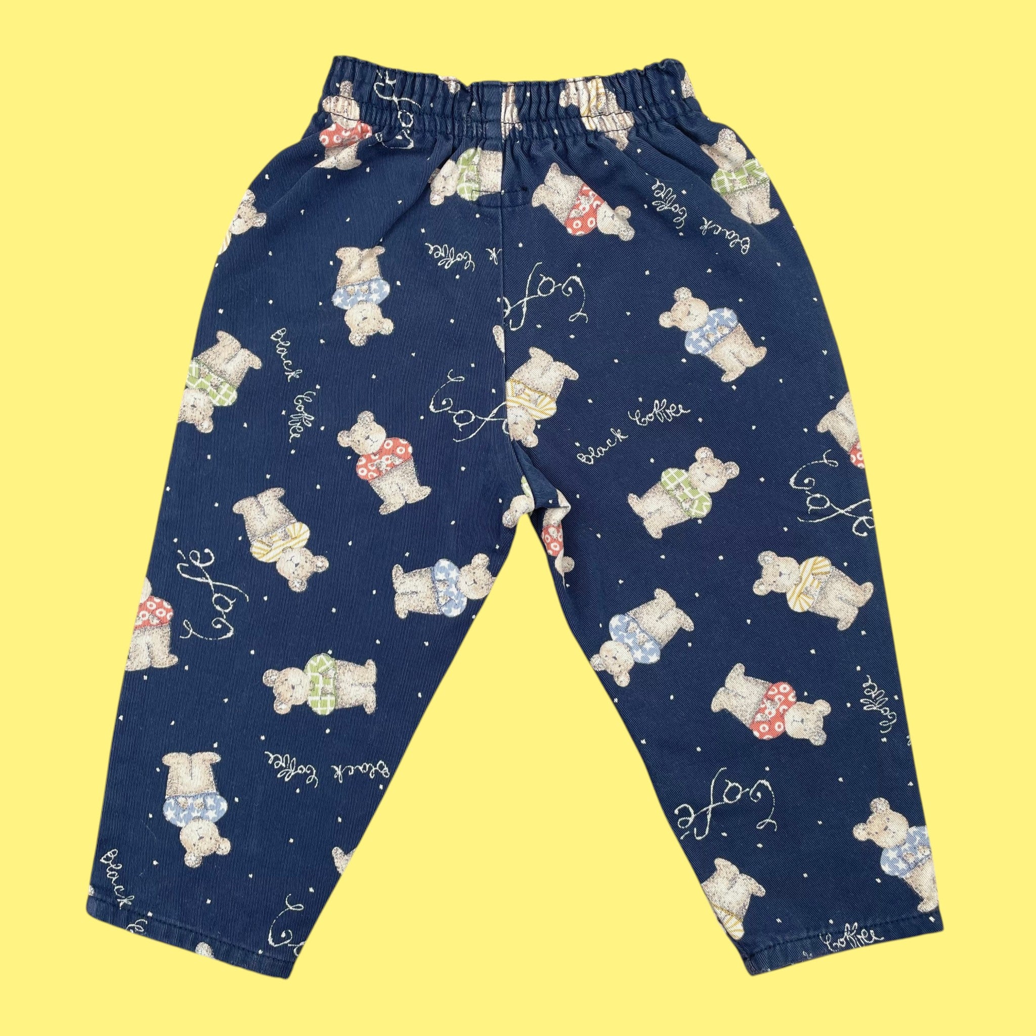 Pantalon oursons vintage Catimini 2 ans