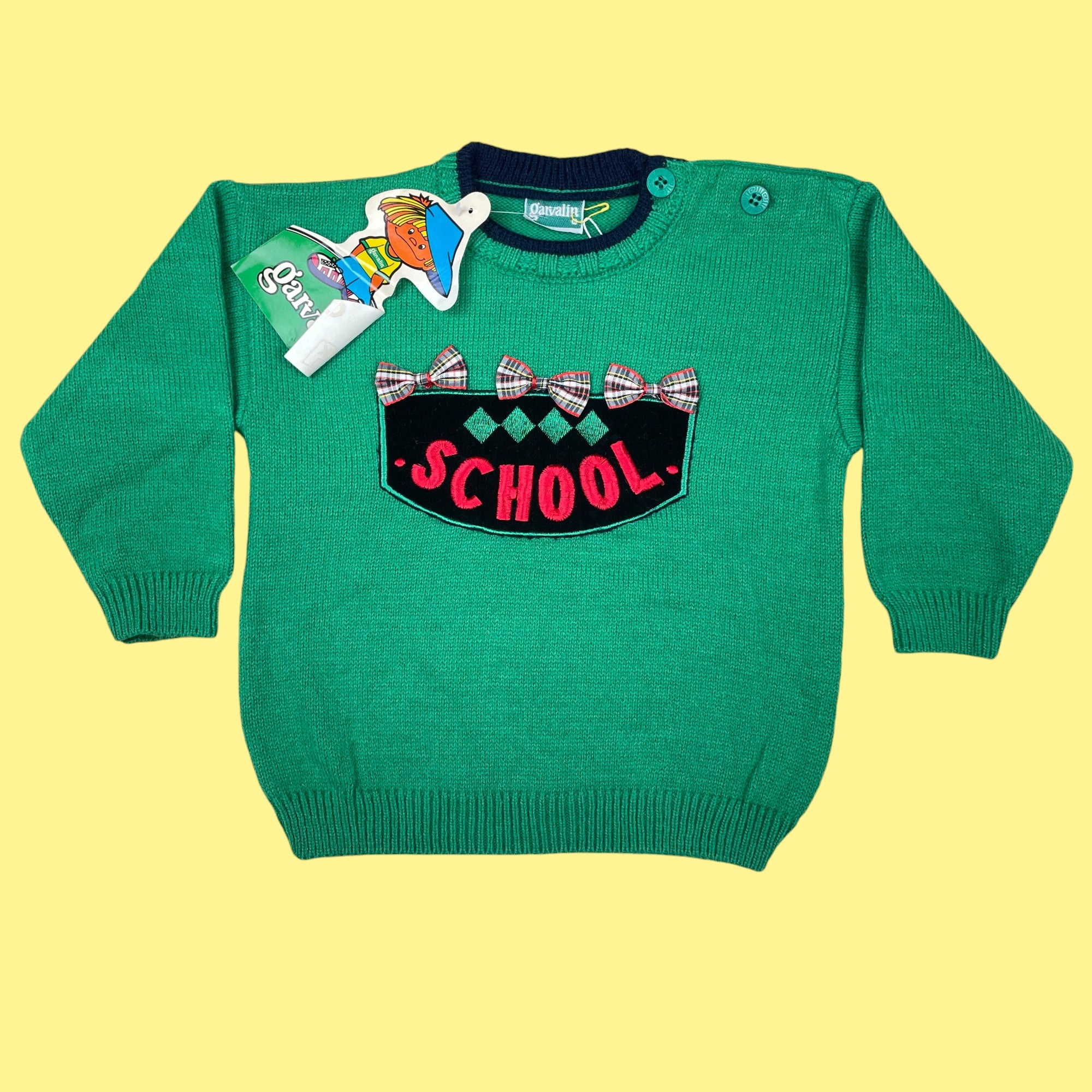 Pull deadstock school 18-24 mois et 3-4 ans