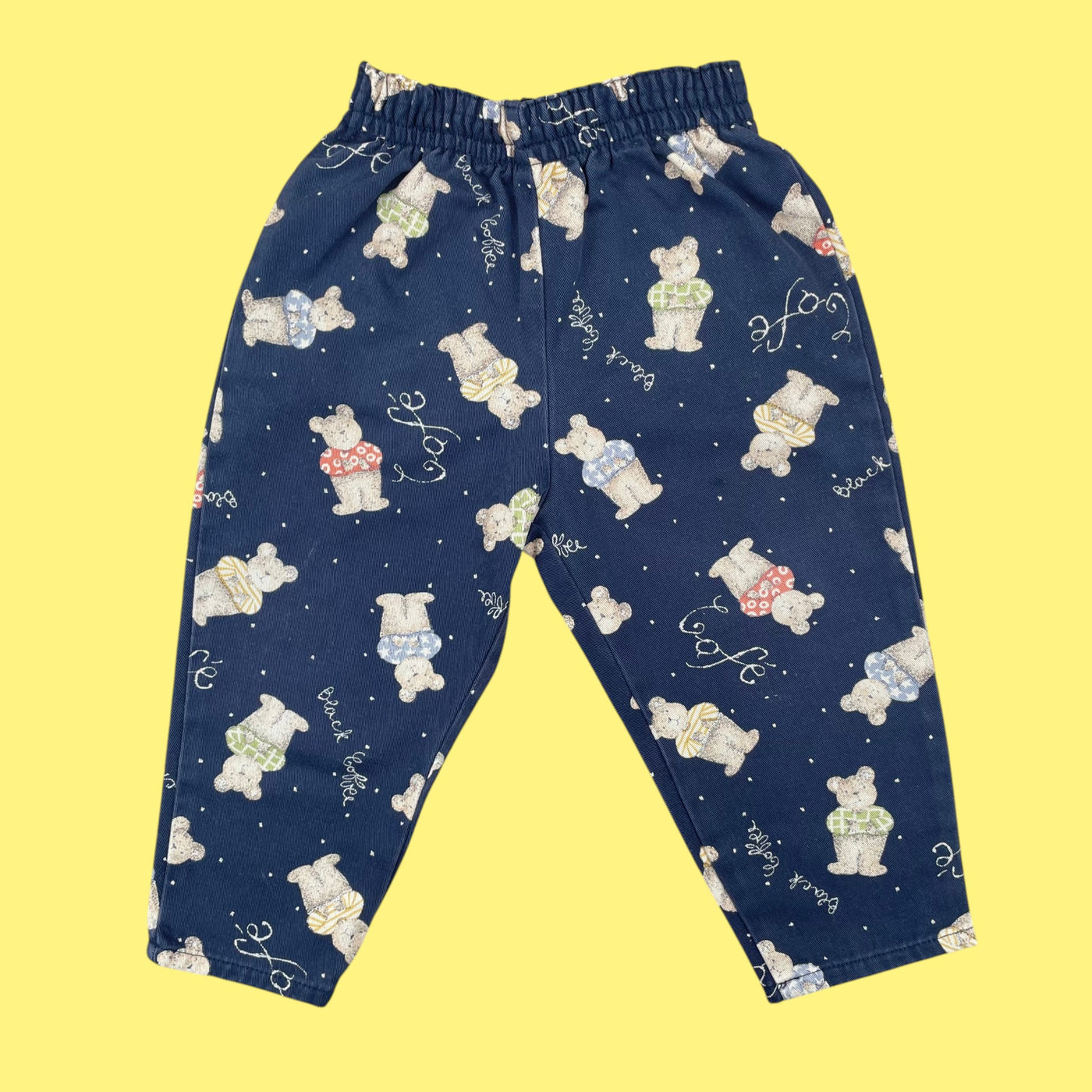 Pantalon oursons vintage Catimini 2 ans