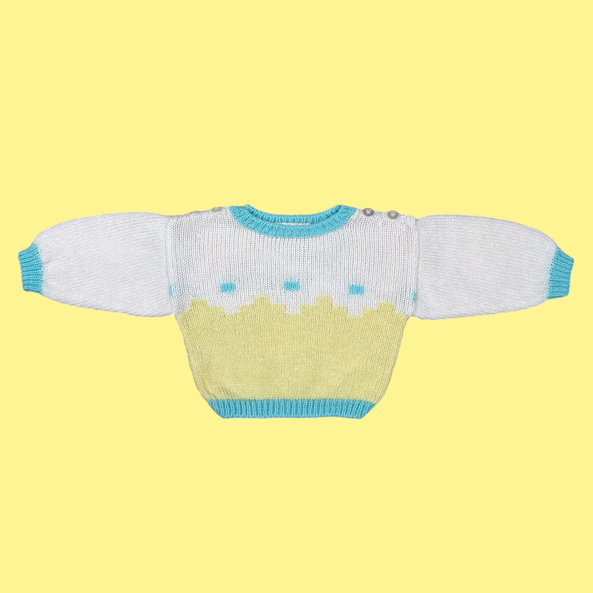 Pull fait main 1-3 mois
