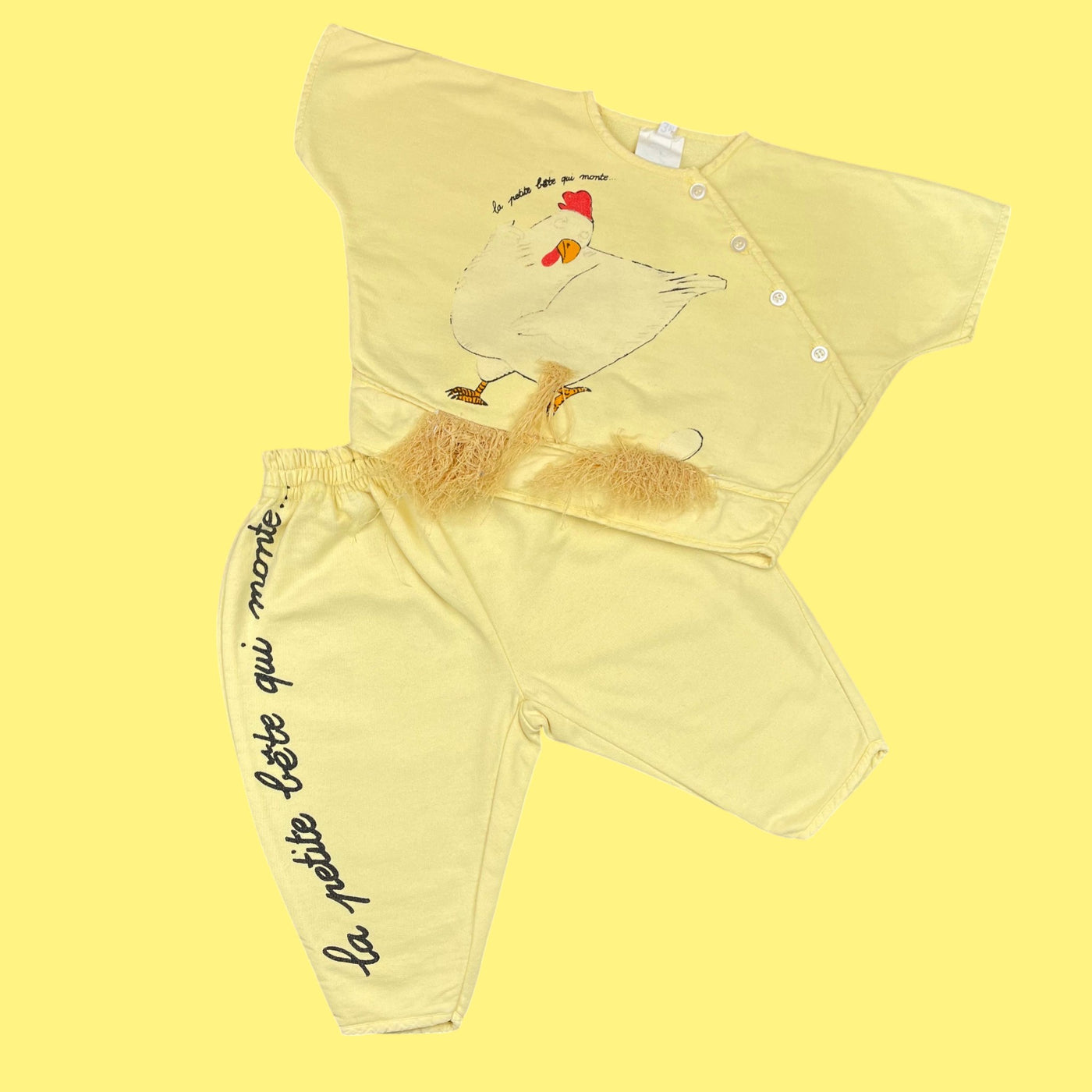 Ensemble poule vintage 9 mois