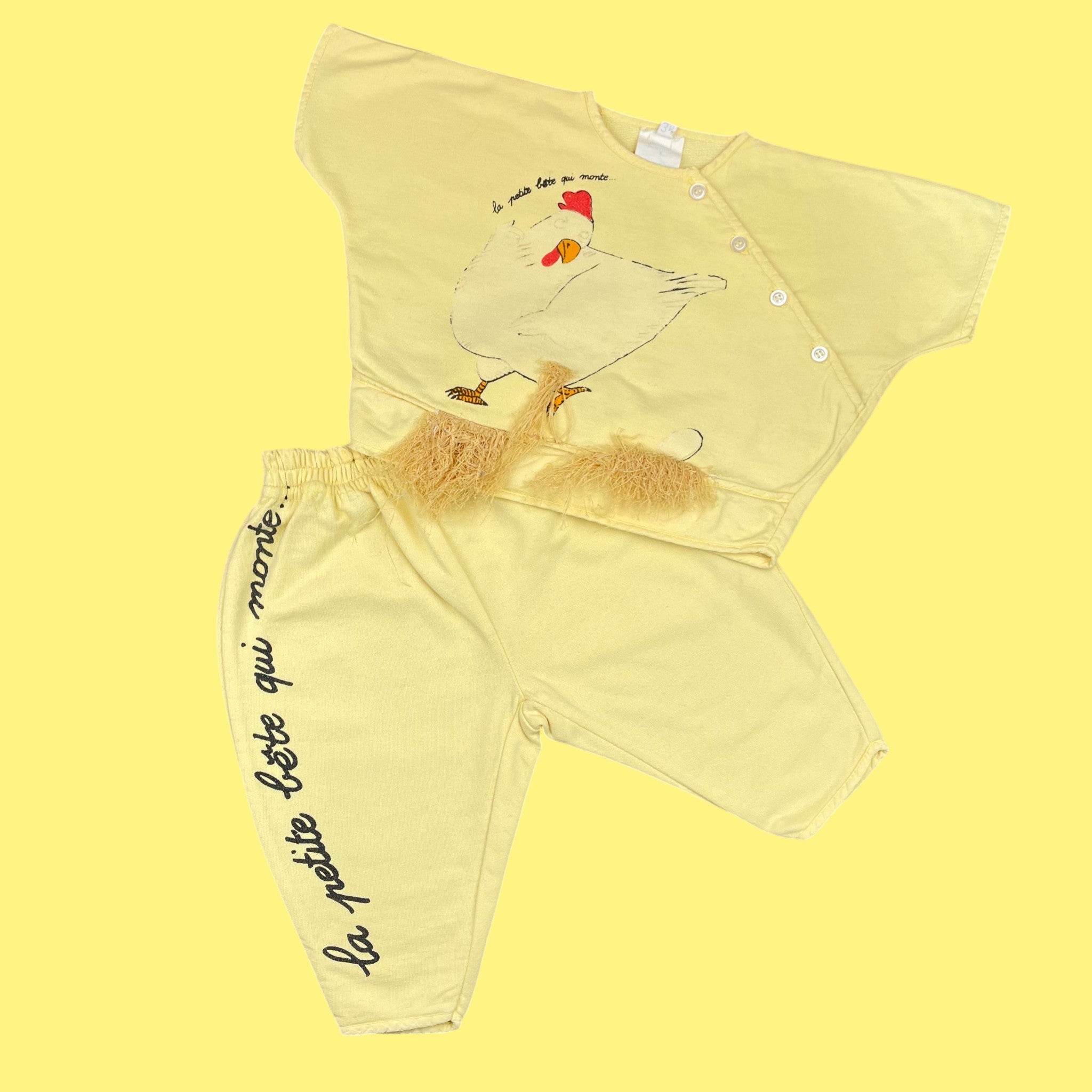 Ensemble poule vintage 9 mois